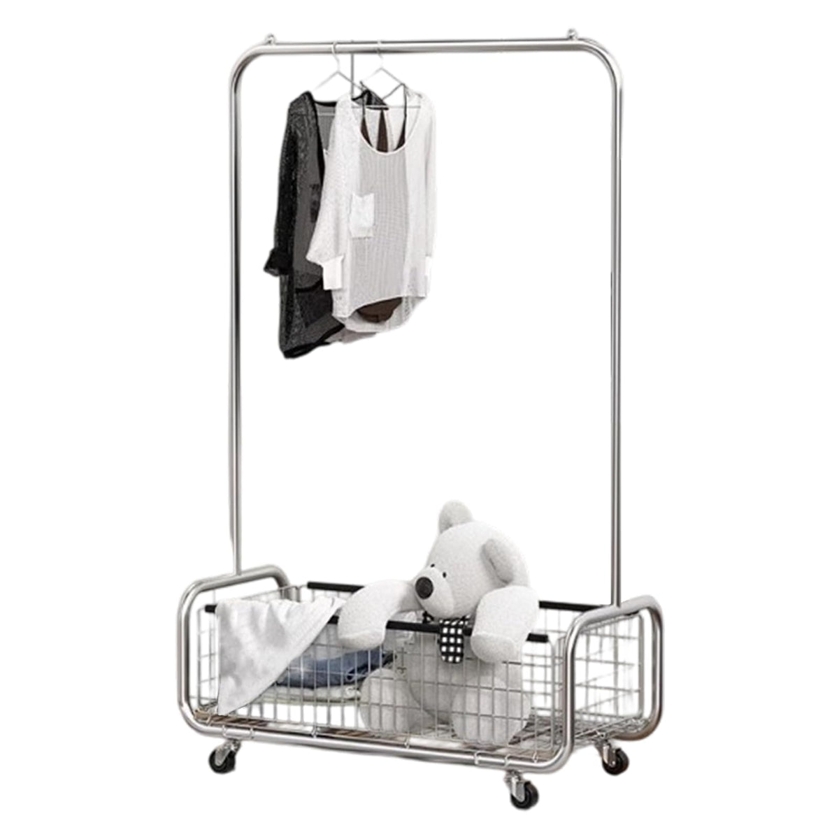Garment Rack With Storage Baskets (3.33 Count)