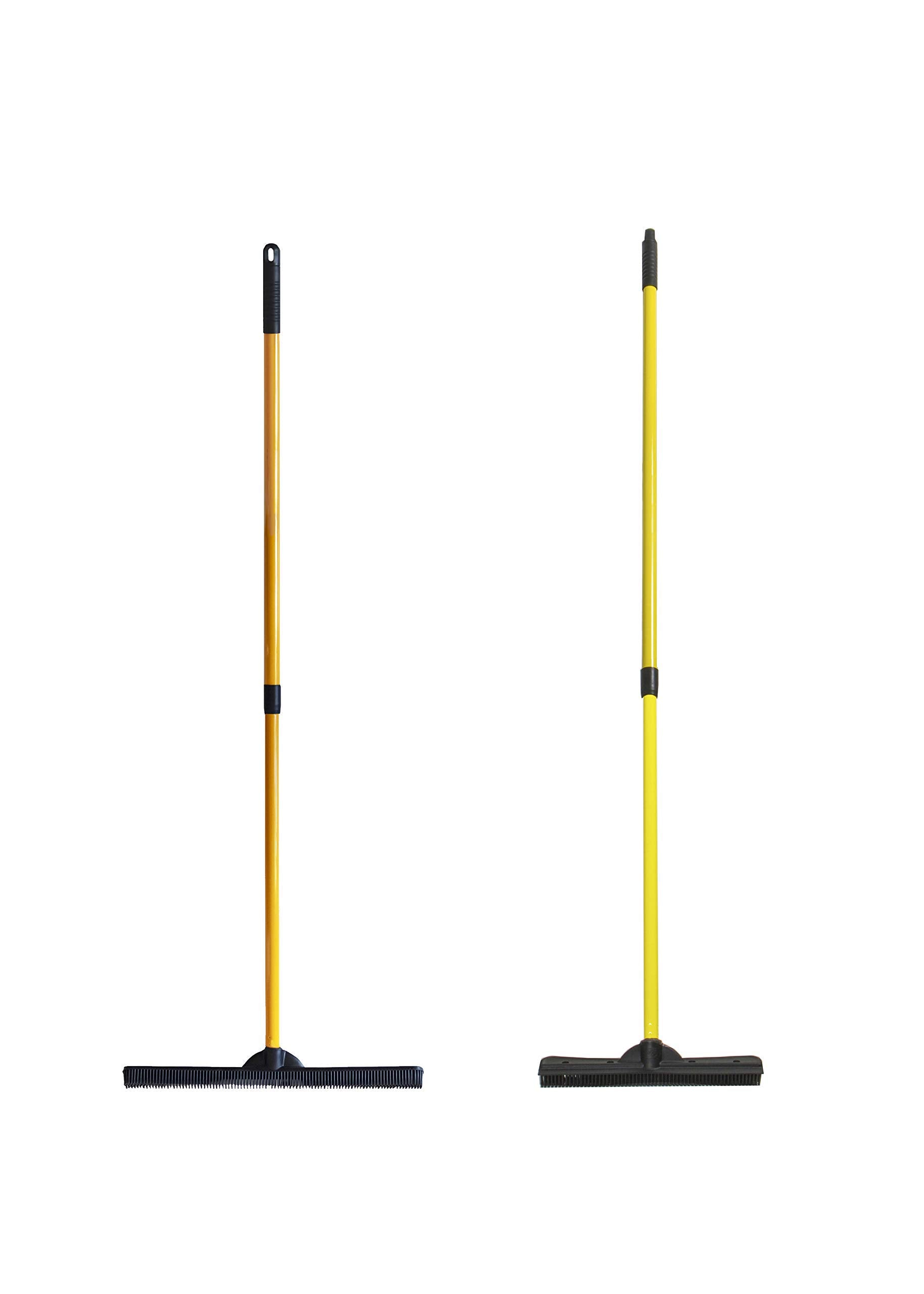 Pet Hair Removal Rubber Broom (2 Count)