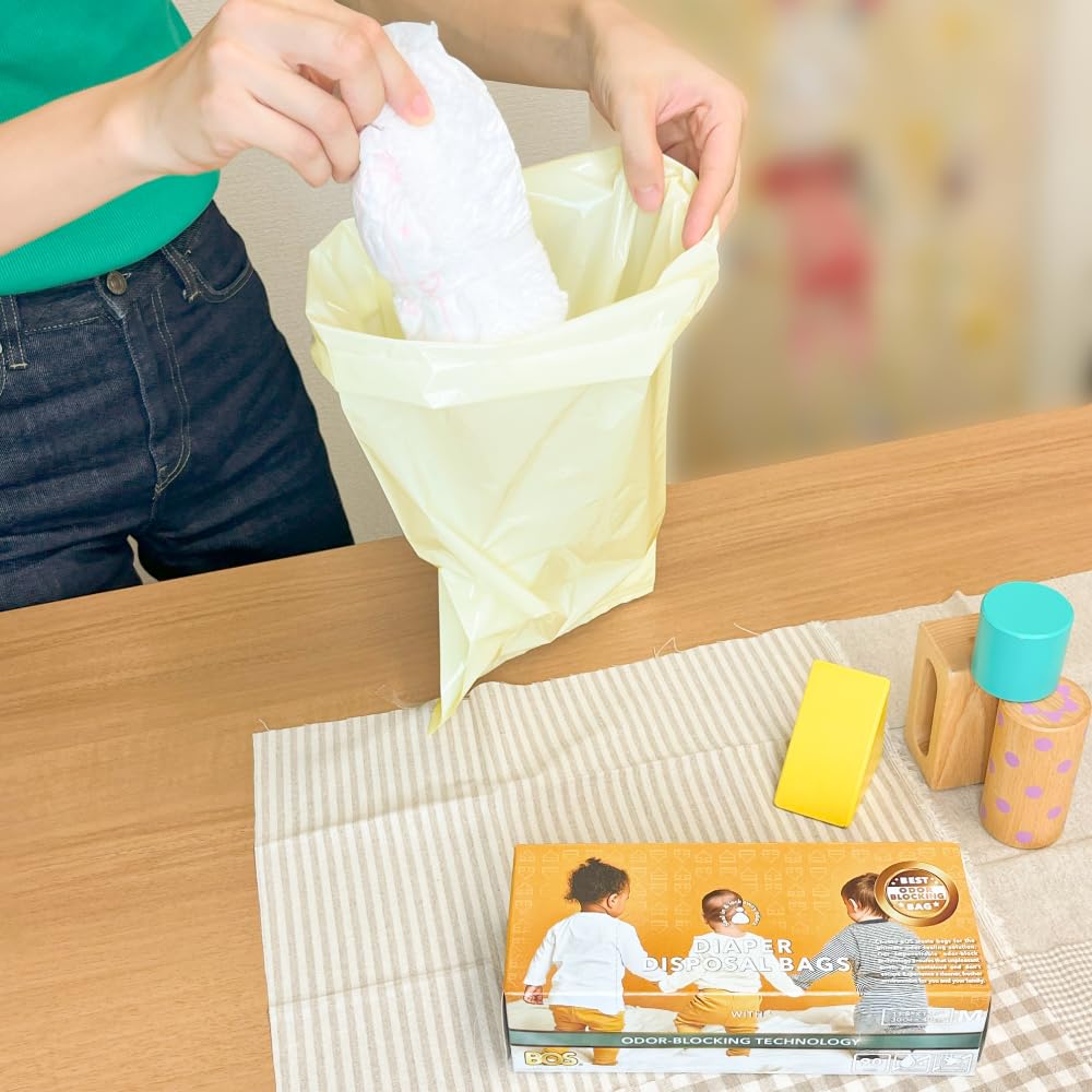 Odor Sealing Dirty Diaper Trash Bags (90 Count)