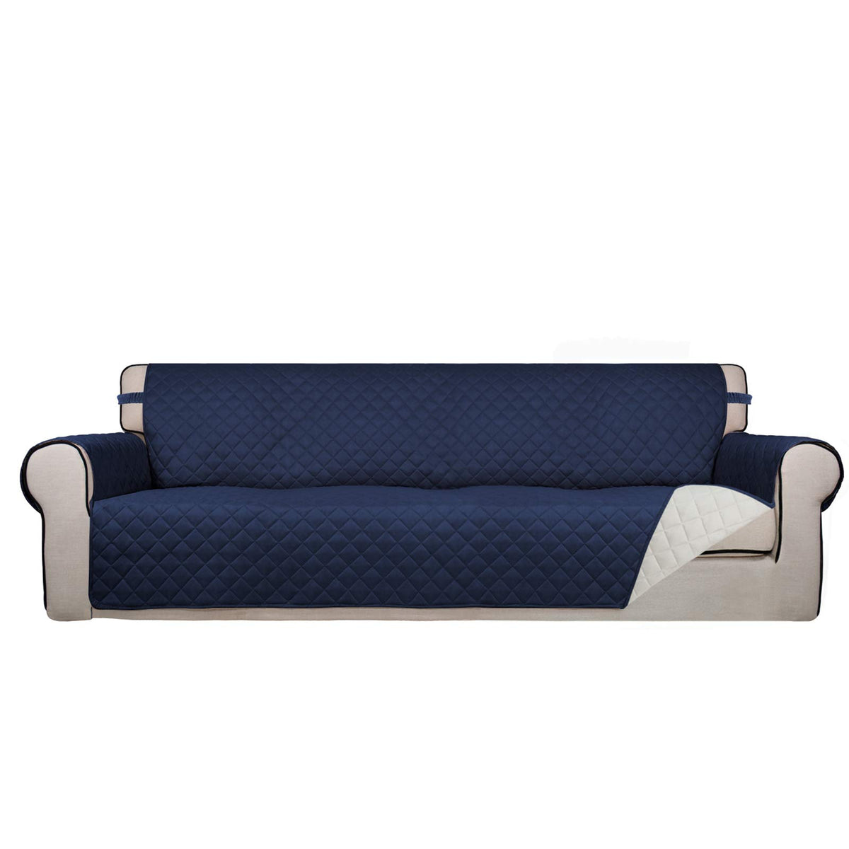 Reversible Quilted Couch Covers for Dogs Sofa Cover 4 Seater 88"