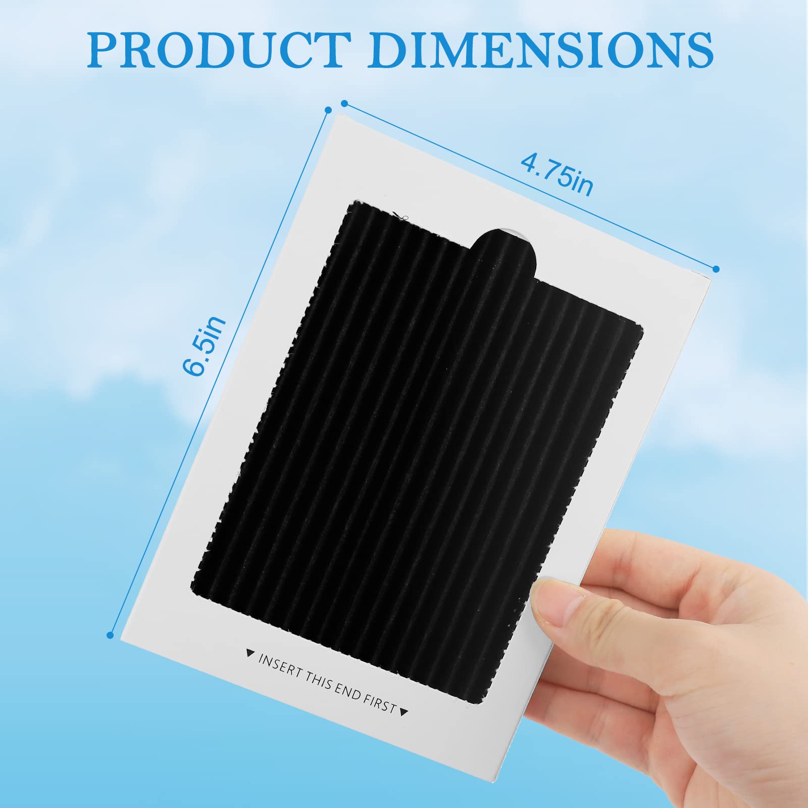 Refrigerator Air Filter Replacement 4 Pack (4 Count)