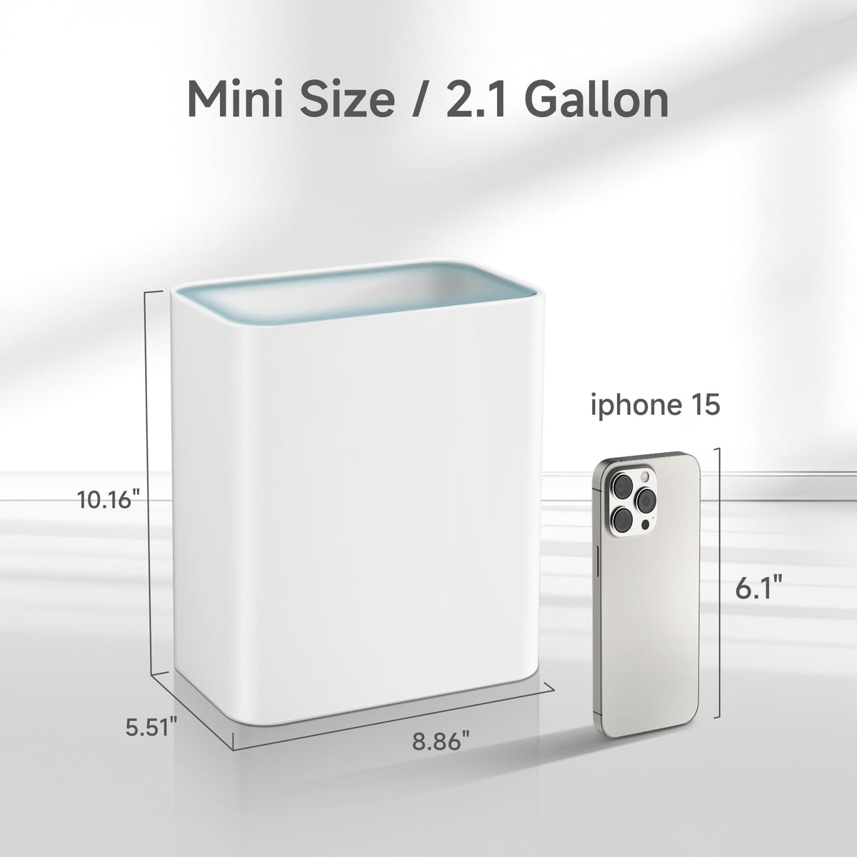 Small Bathroom Trash Can