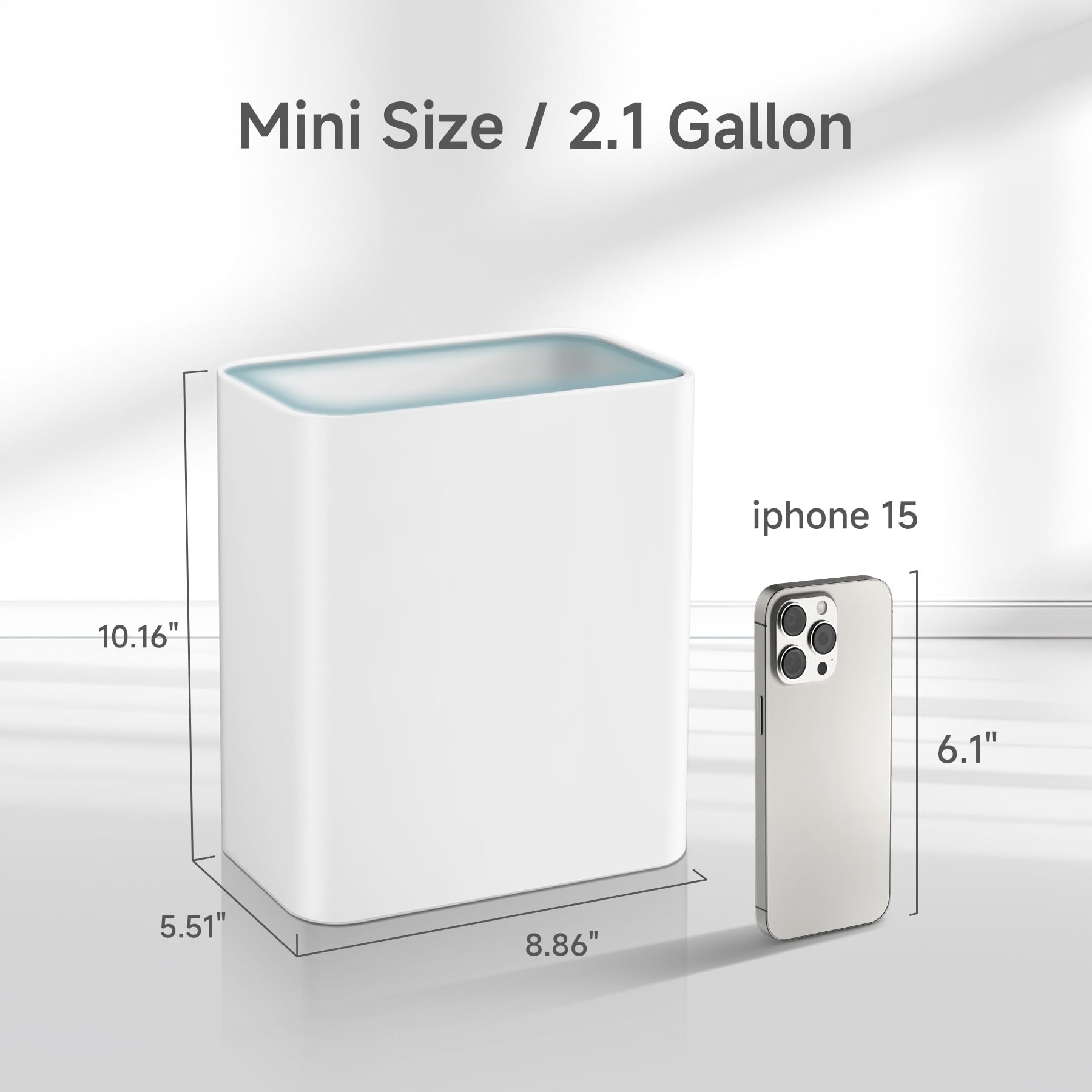 Small Bathroom Trash Can
