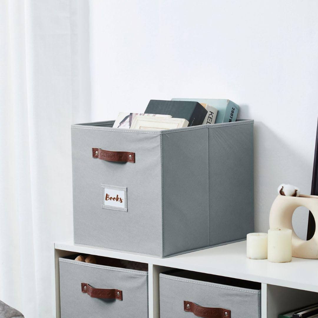 Storage Bins Storage Baskets for Shelves (4 Count)