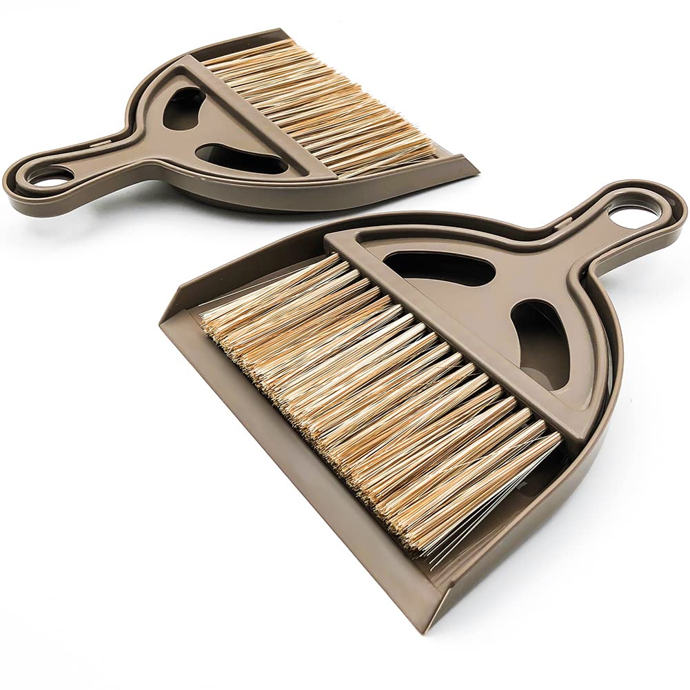 Small Broom and Dustpan Set Mini Dustpan and Brush (2 Count)