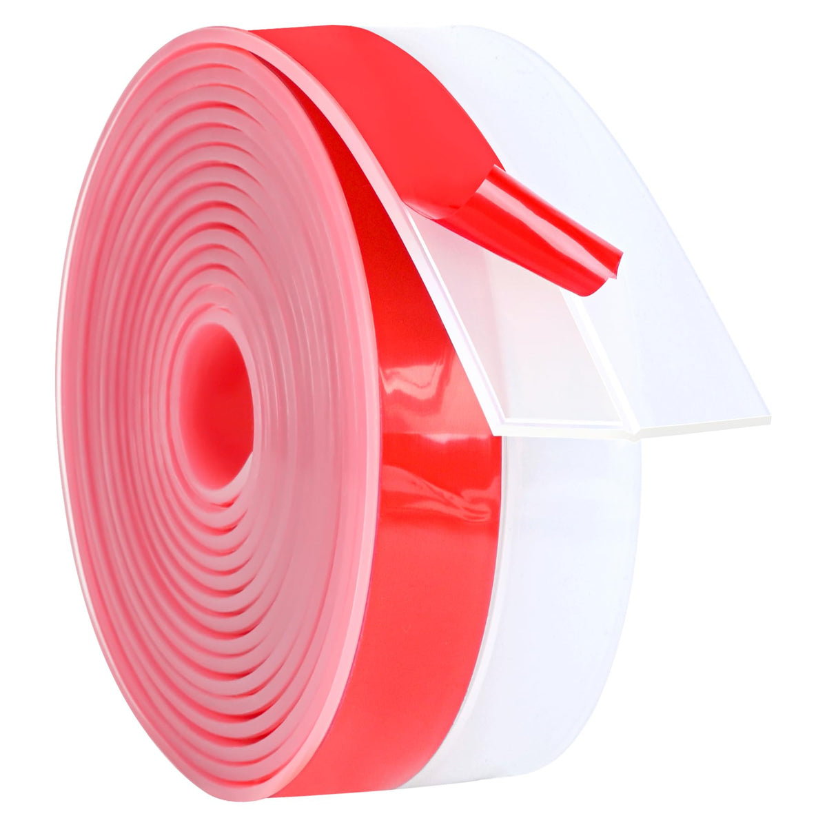 Weather Stripping Silicone Door Seal Strip 2 in x 10 ft Door Draft Stopper Self Adhesive Door Draft Tape (10 Foot)