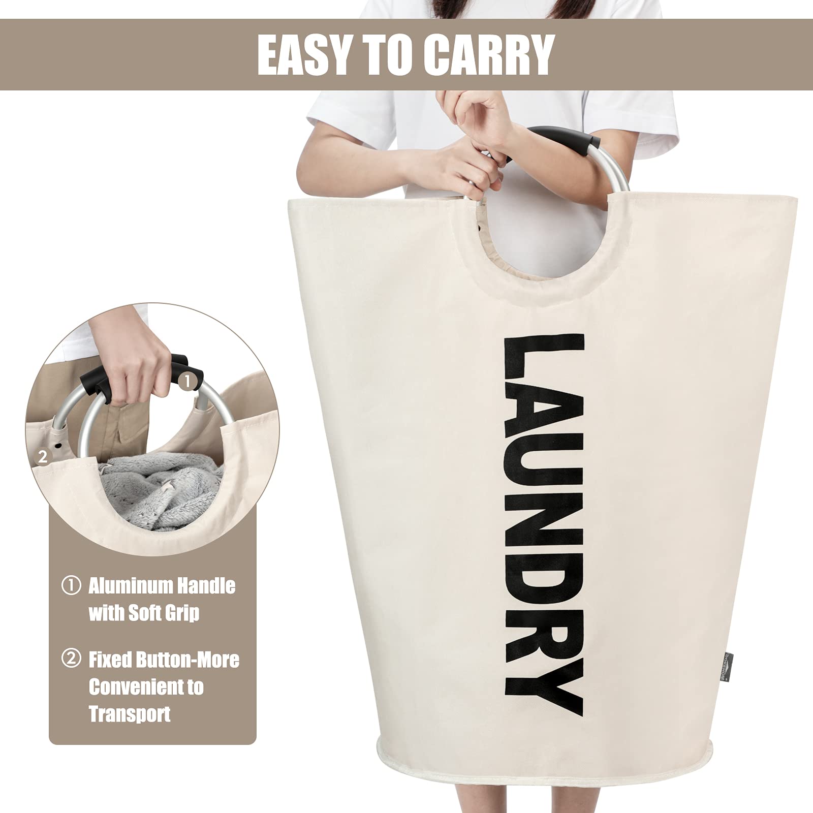 125L X Large Laundry Basket Bag - ModHome Supplies
