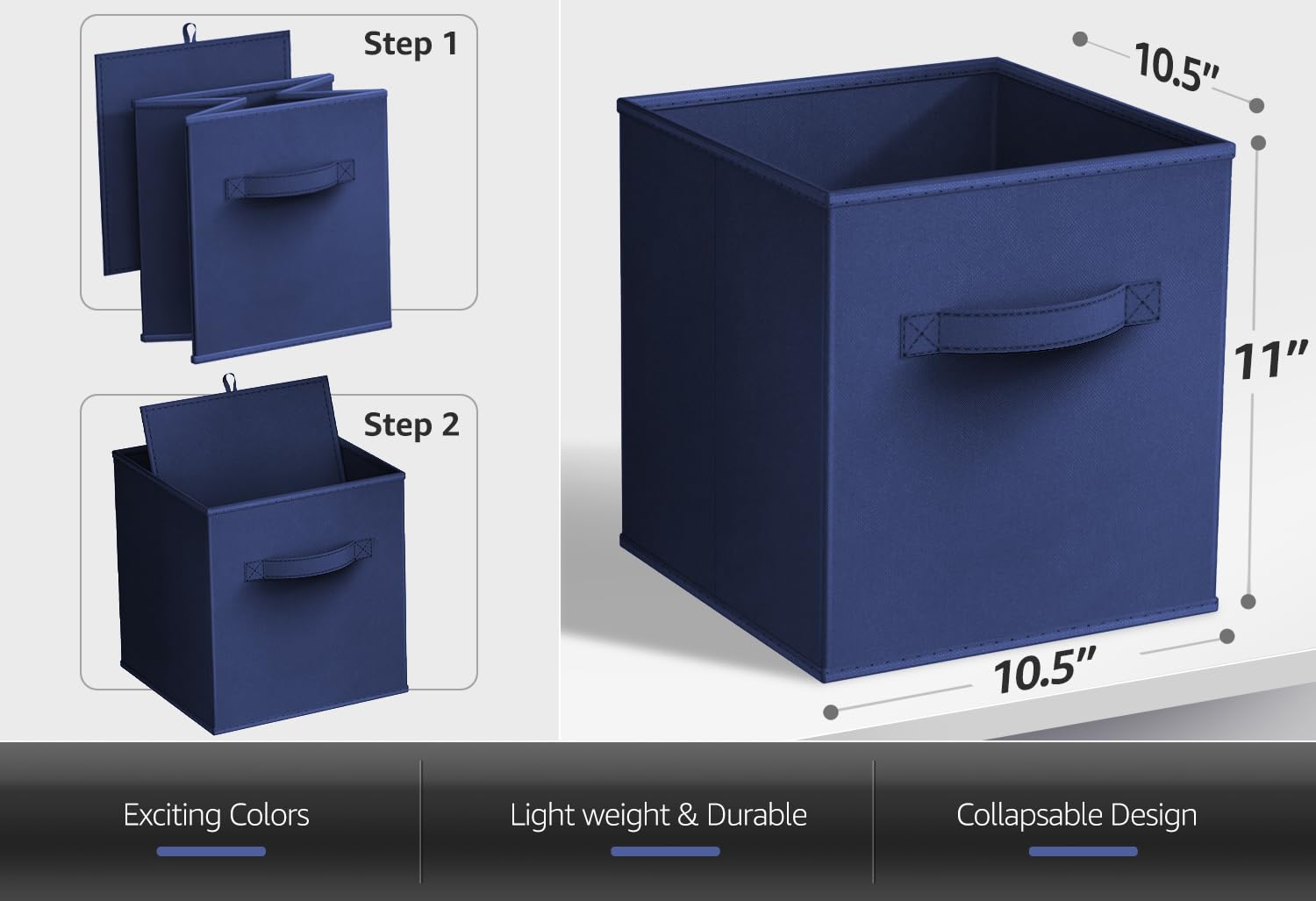 Storage Cubes (6 Count)