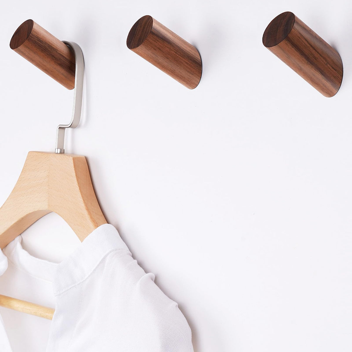 Wood Wall Hooks (3 Count)