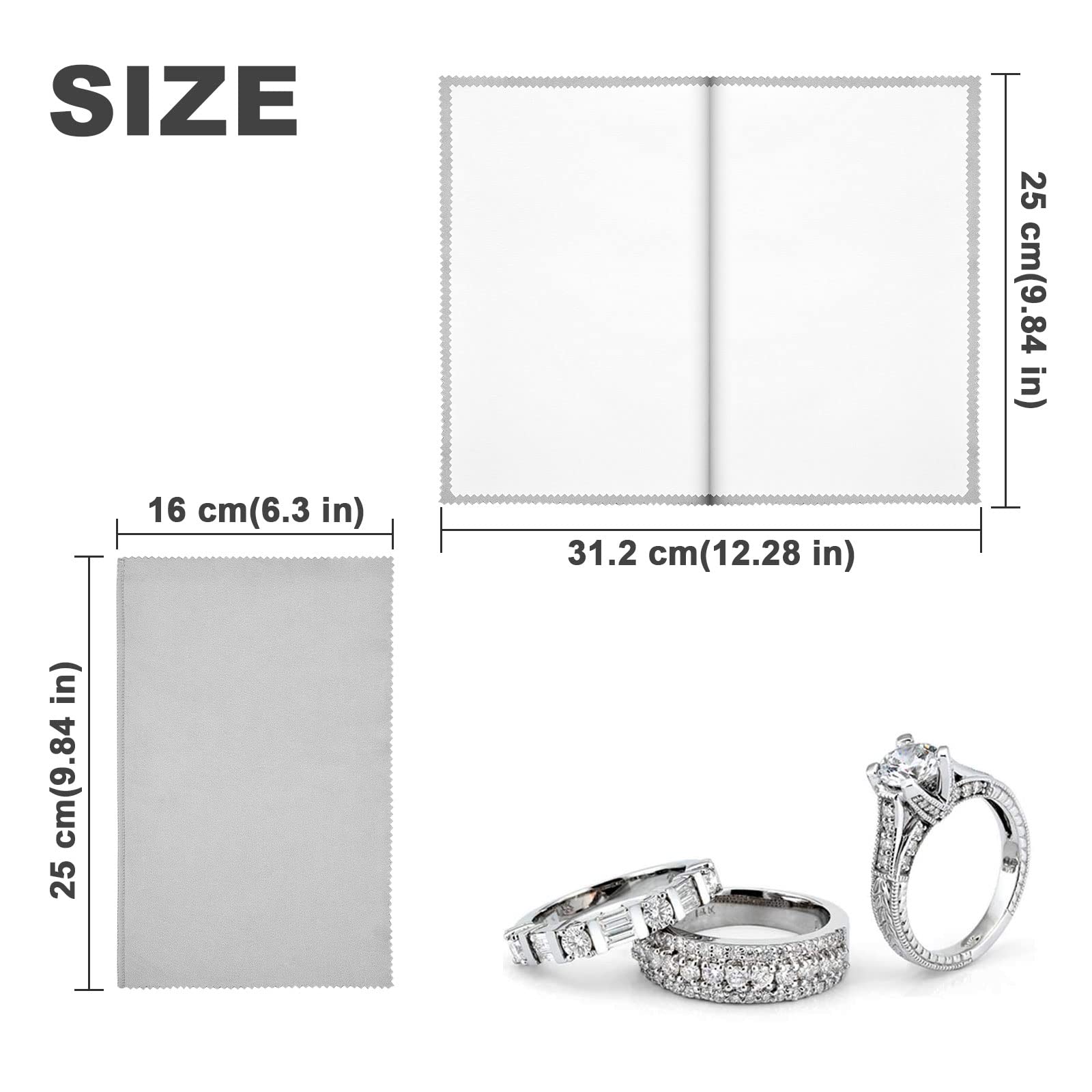 Silver Polishing Cloth (4 Count)