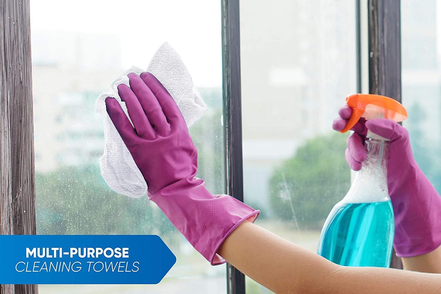 100% Cotton Terry Towels Cleaning Cloths Pack of 250 (250 Count)
