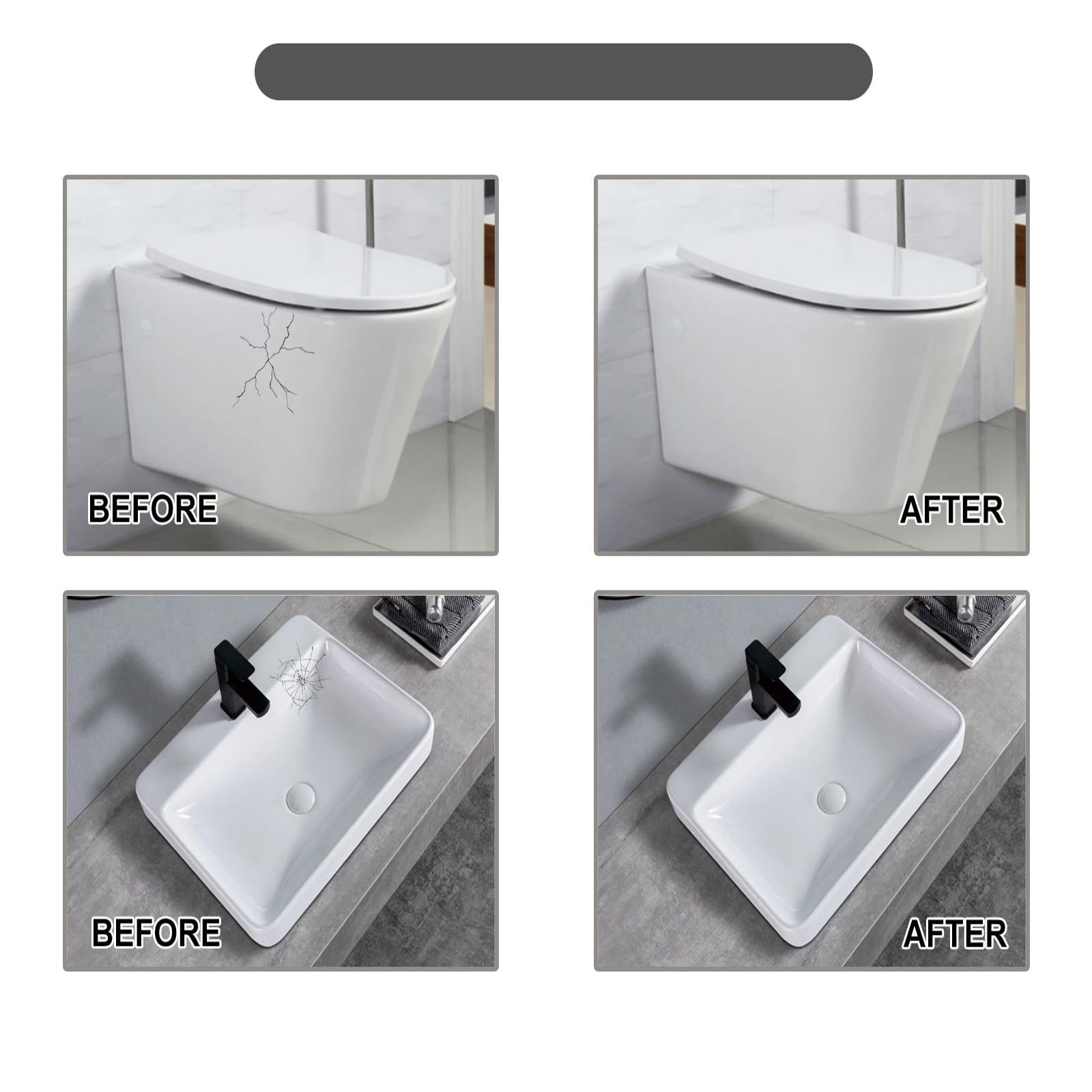 Tile and Ceramic Glaze Repair Paste