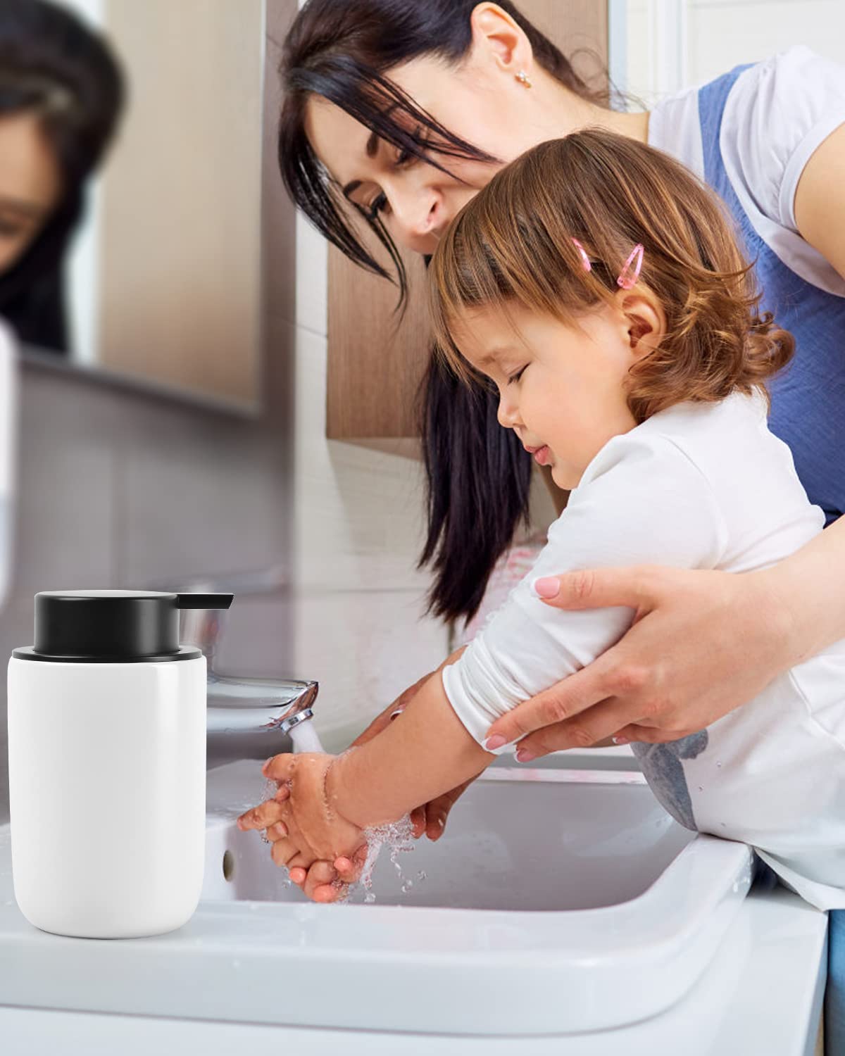 BosilunLlife Lotion Pump Dispenser for Bathroom Lotion Hand Pump Dispenser