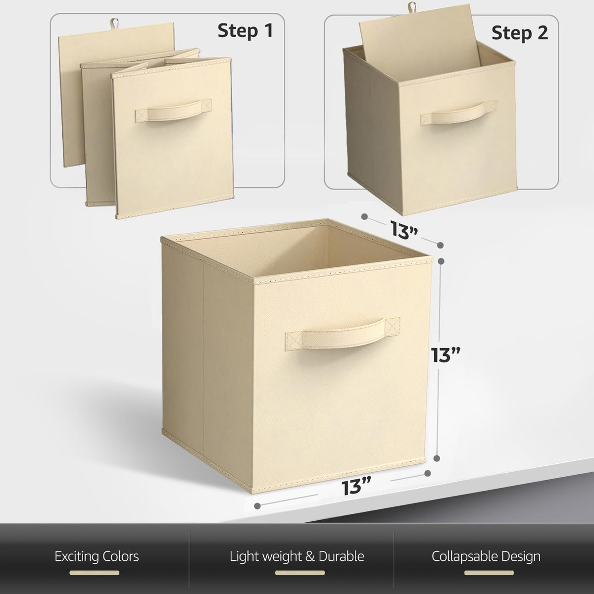 13 Inch Storage Bins (8 Count)