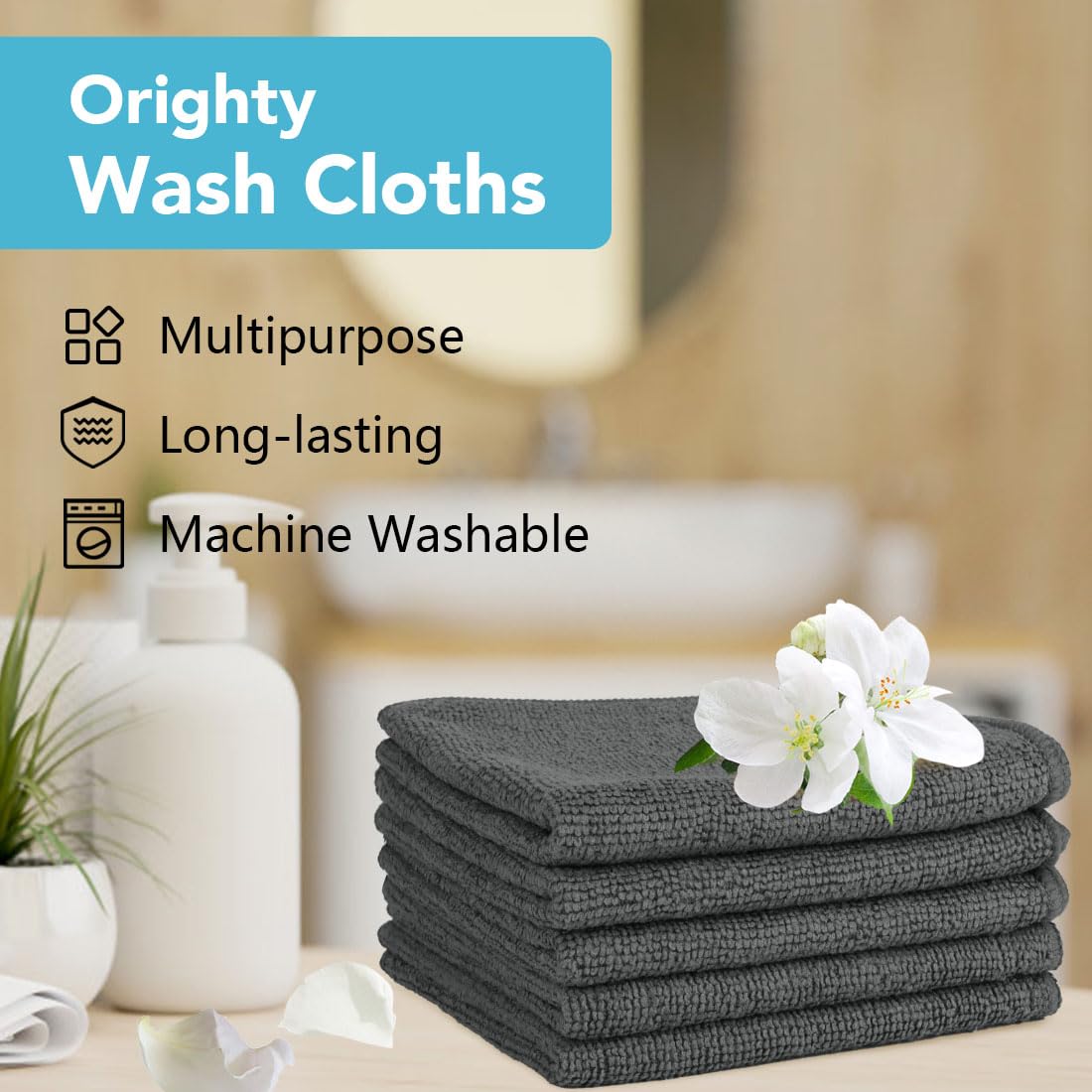 Washcloths Bulk (200 Count)