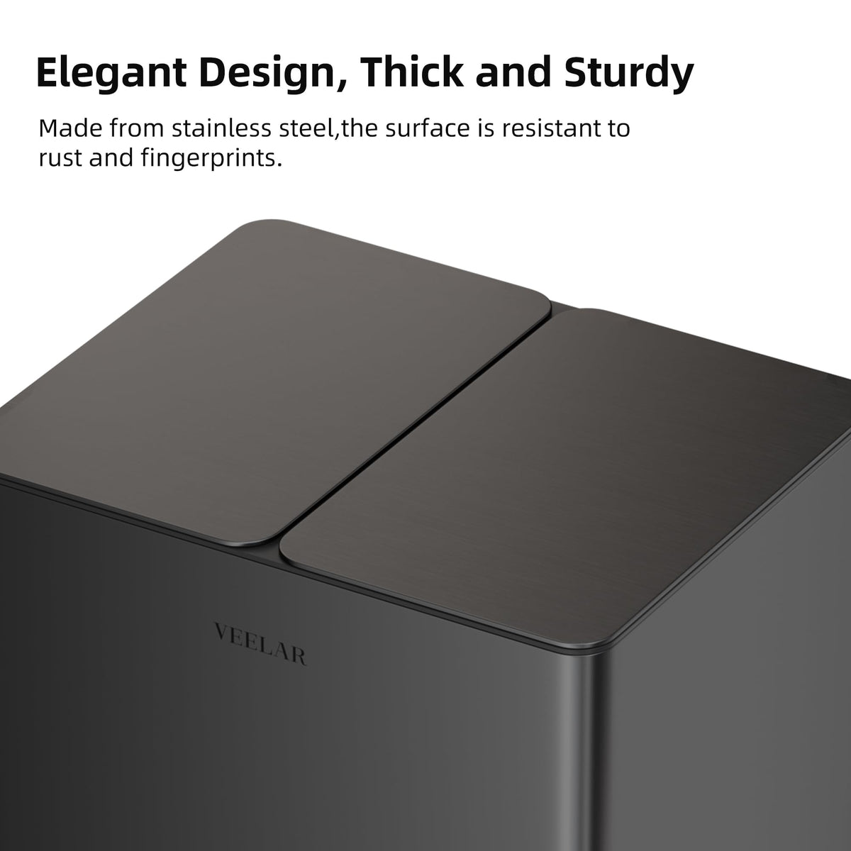 Kitchen Dual Trash Can (2 Count)