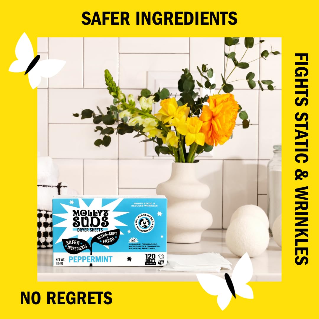 Fabric Softener Dryer Sheets for Sensitive Skin (240 Count)