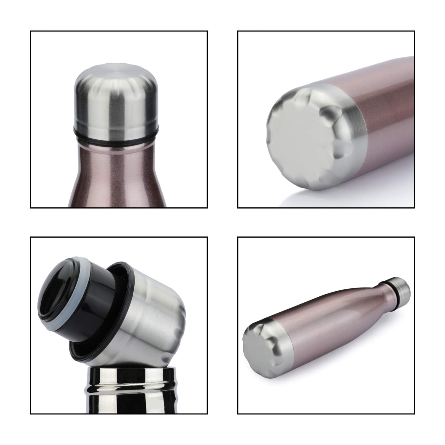 17oz Sport Water Bottle Vacuum Insulated Stainless Steel Leak