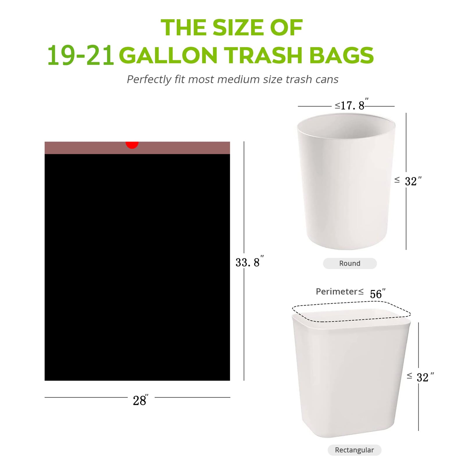Ultra Thick Large Black 20 (60 Count)
