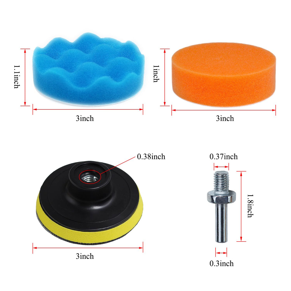 Car Foam Polishing Buffing Kit