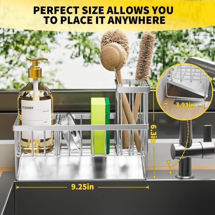 Sink Caddy Sponge Holder for Kitchen