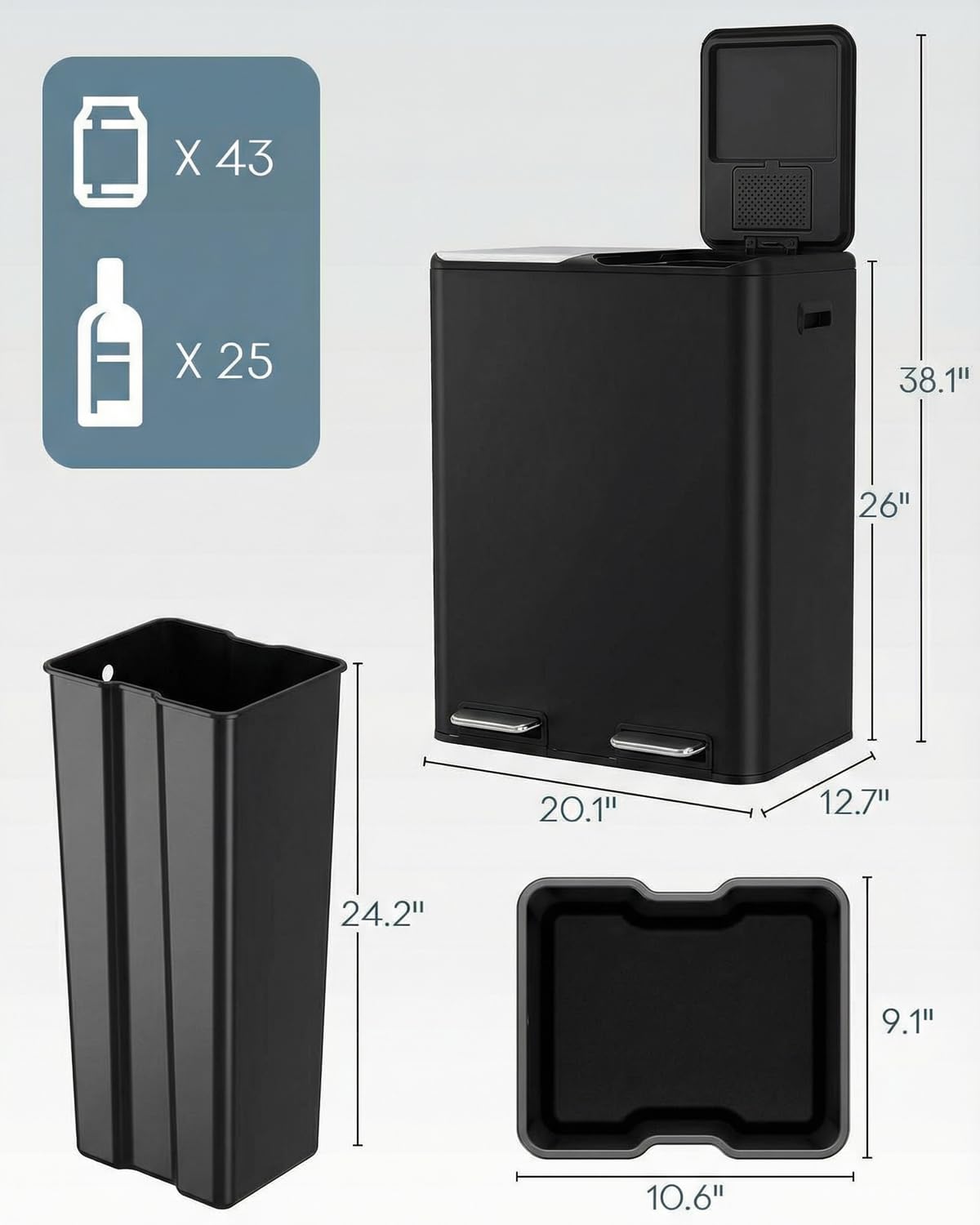 16 Gal 2 x 30 L (2 Count)