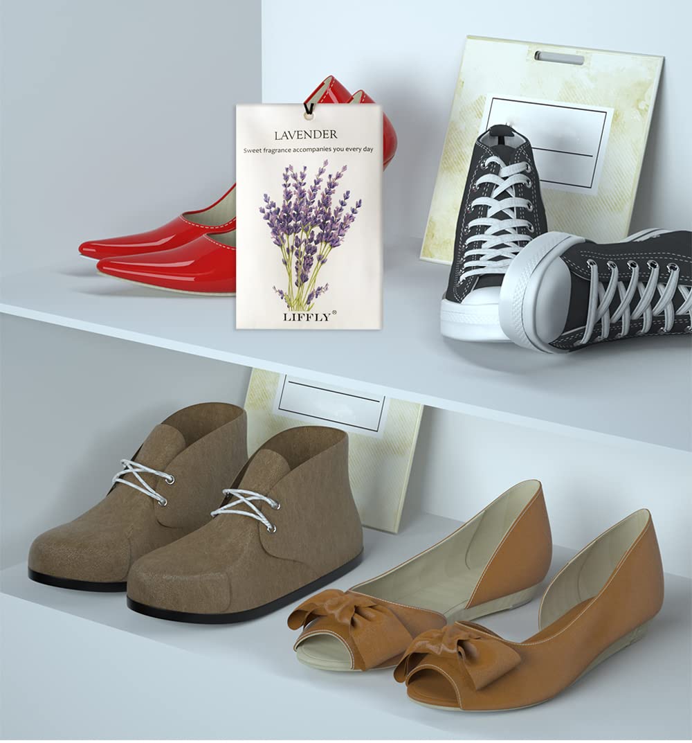 14 Packs Lavender Scented Sachets Bags for Drawers and Closets Home Fragrance Gift (14 Count)