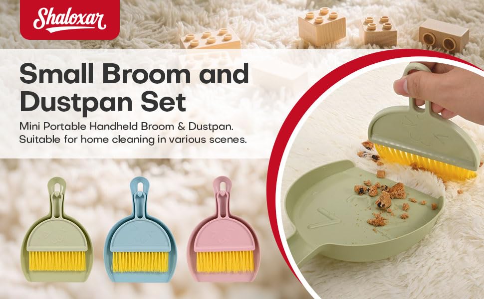 Small Broom and Dustpan Set