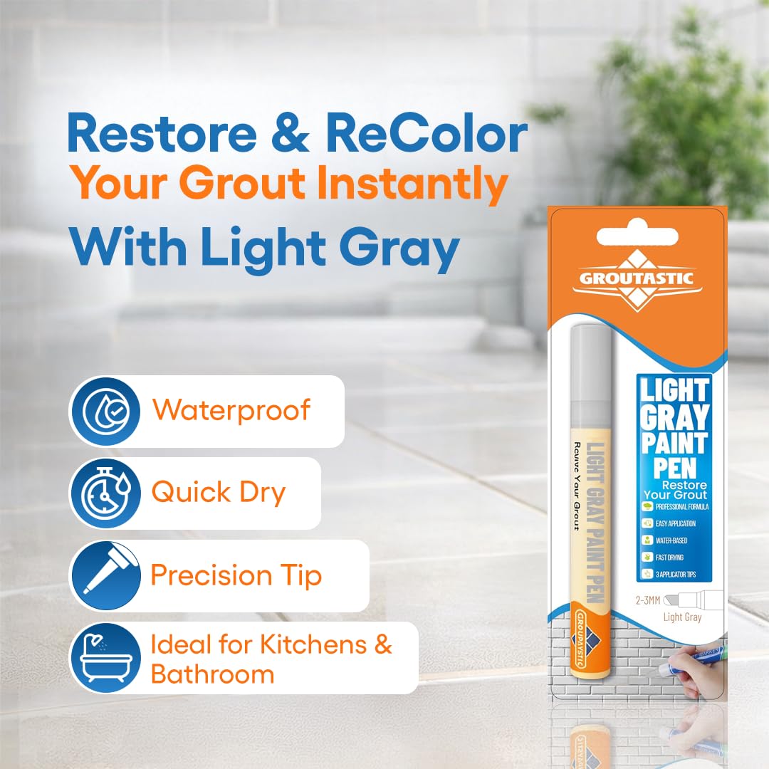 Grout Pen Light Gray