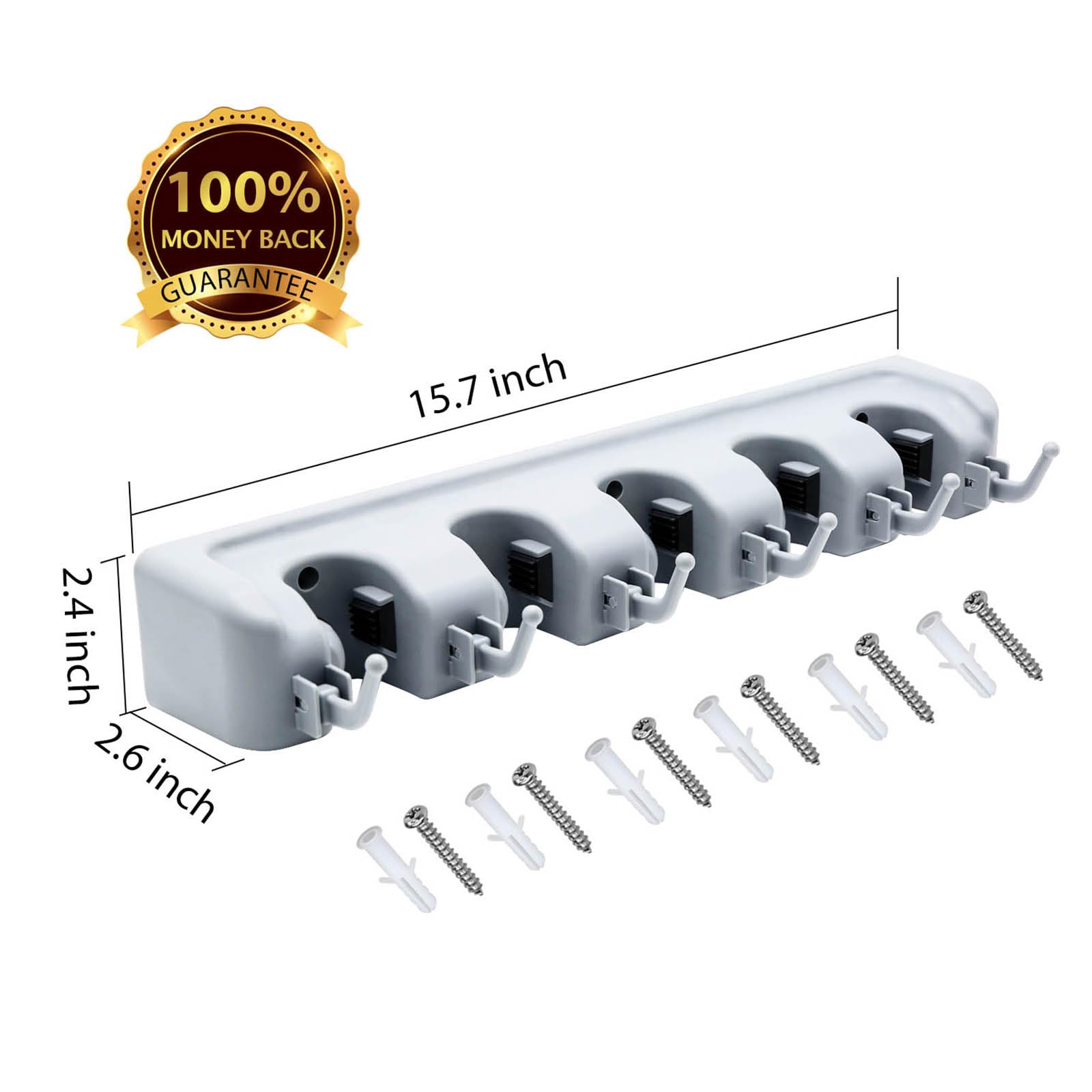 Broom Holder Wall Mounted
