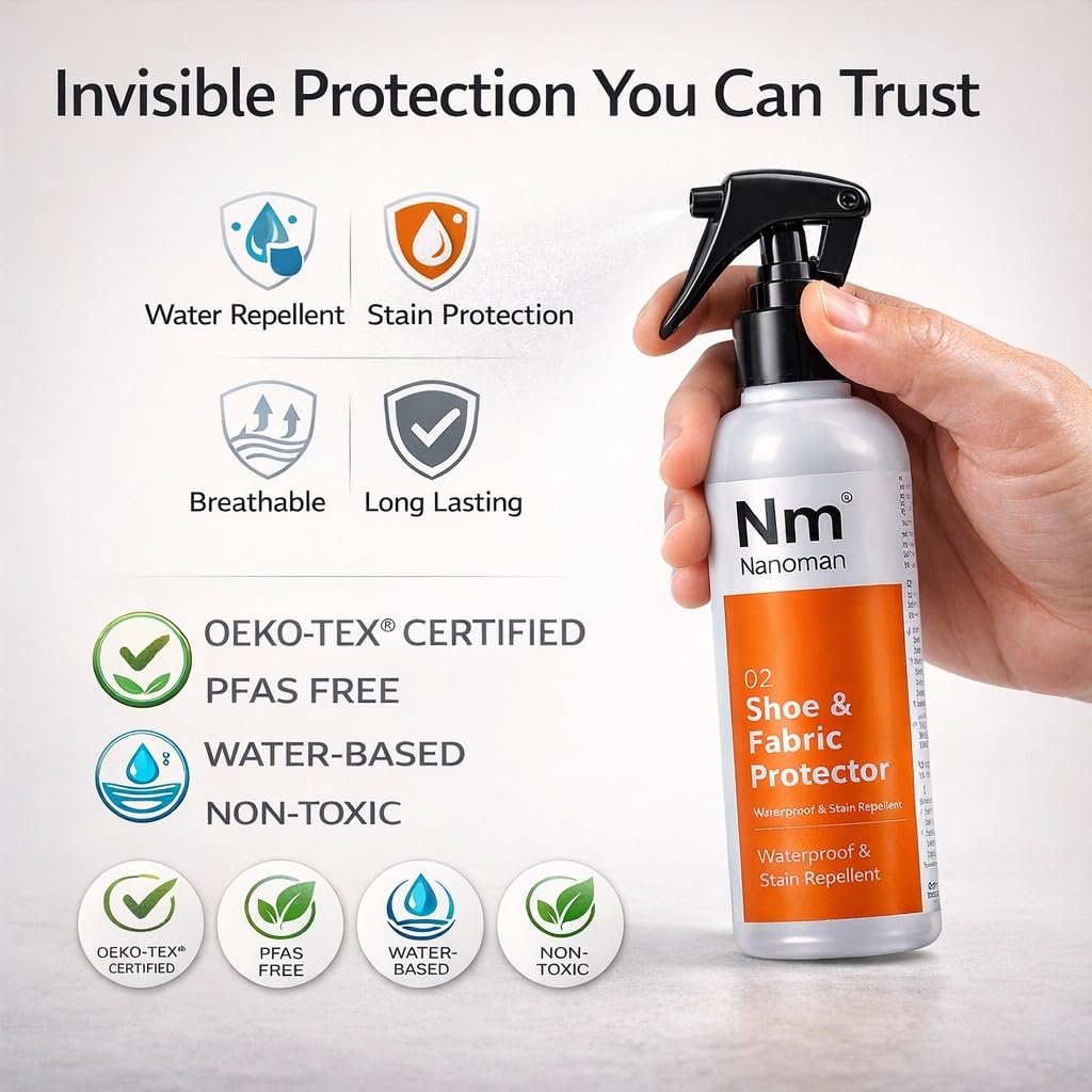 Shoe & Fabric Protector Spray 250mL (8.5 Fl Oz)