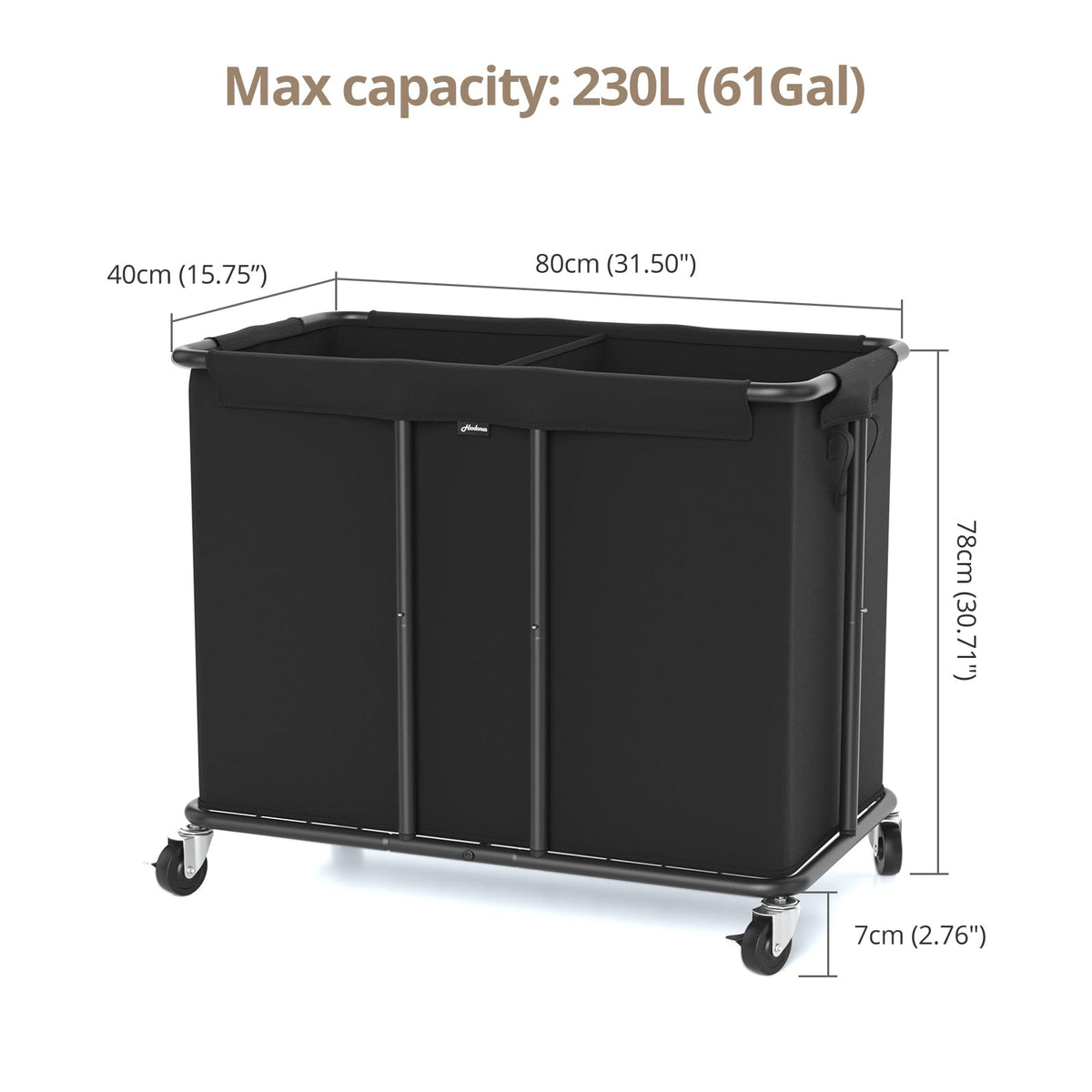 Laundry Hamper with Wheels