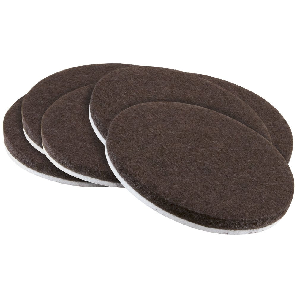 4723295N Heavy Duty 2 Inch Felt Furniture Pads to Protect Hardwood Floors from Scratches (6 Count)