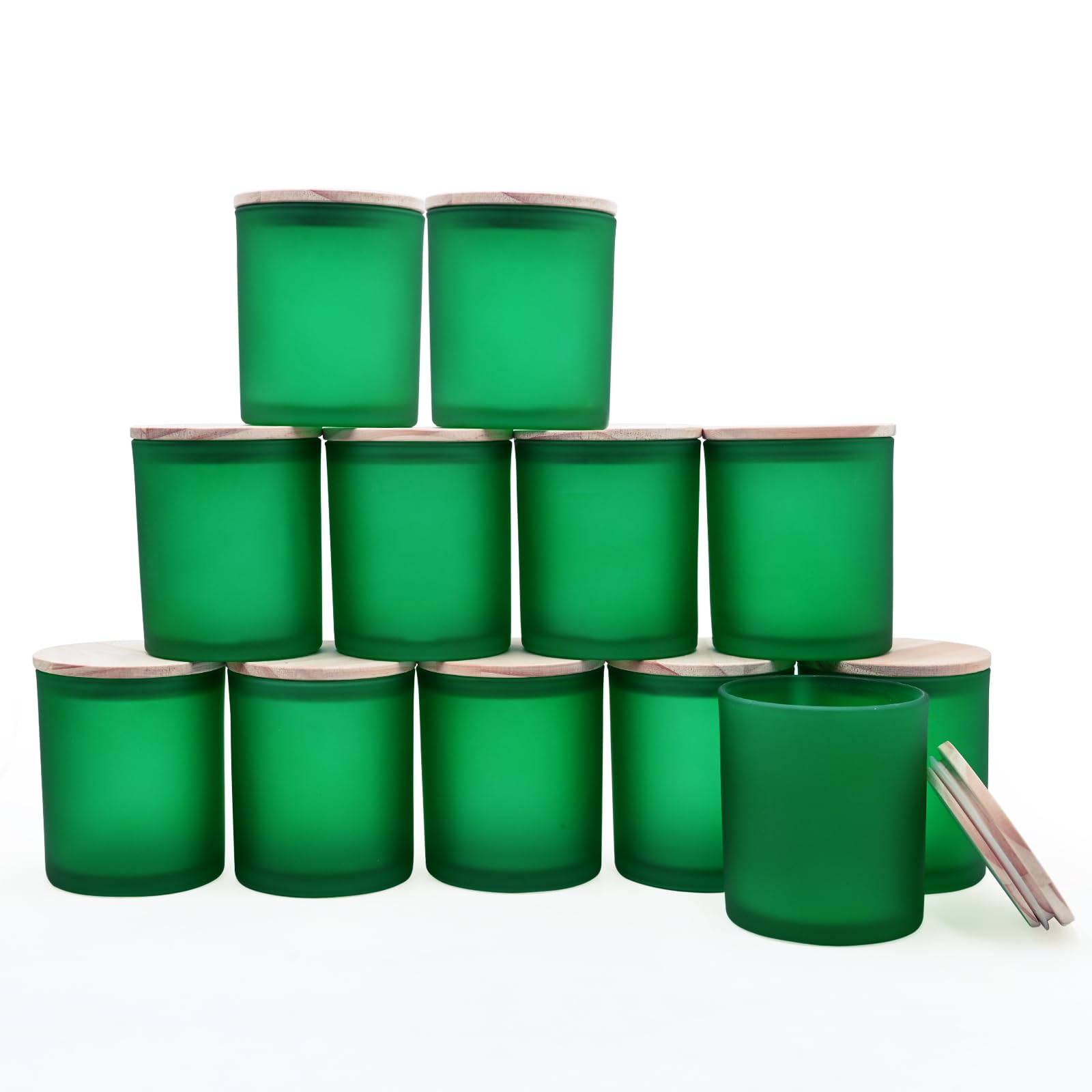 14 OZ Thick Candle Jars for Making Candles 12 Pcs (12 Count)