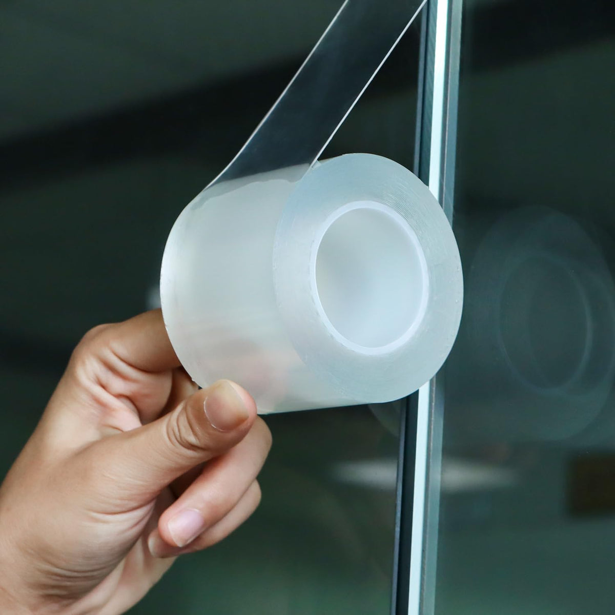 Transparent Window Weather Sealing Tape 2 Inch x 16.5 FT Weather Stripping Residue