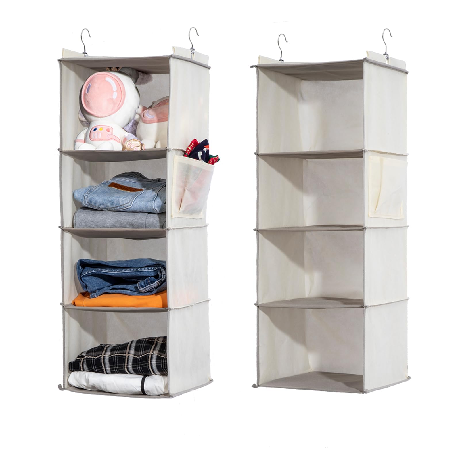 2 Packs Hanging Closet Organizer (2 Count)