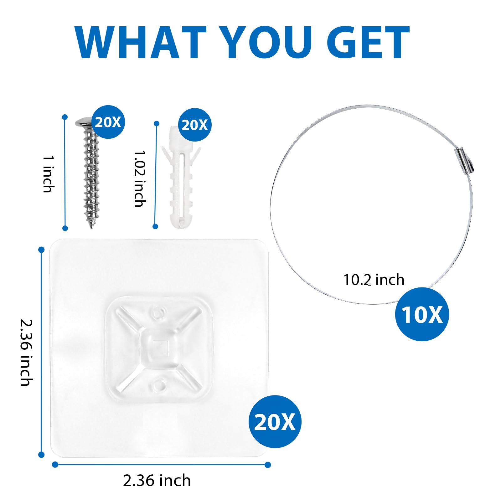 Adhesive Furniture Wall Anchors