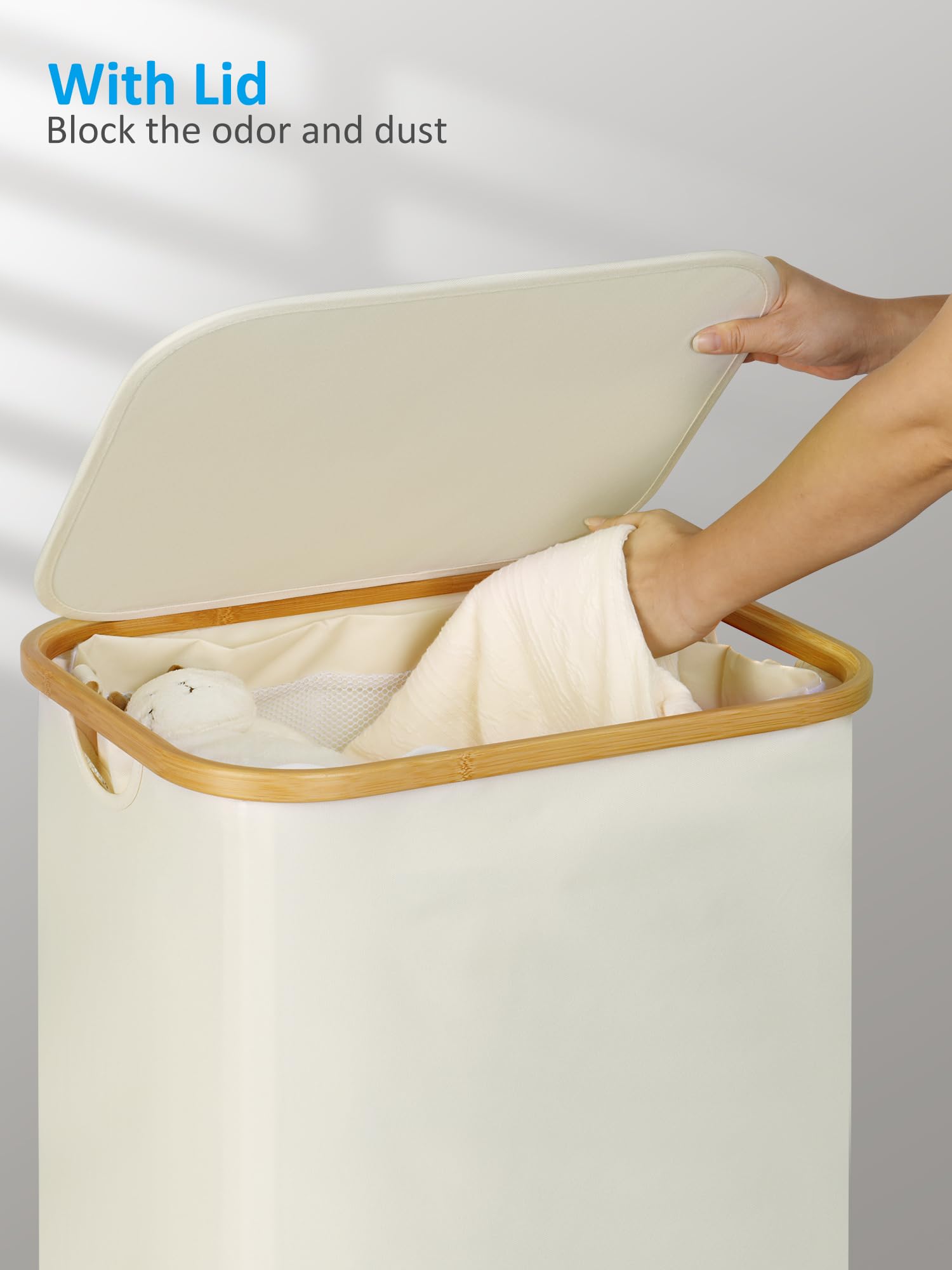 Laundry Basket with Wheels