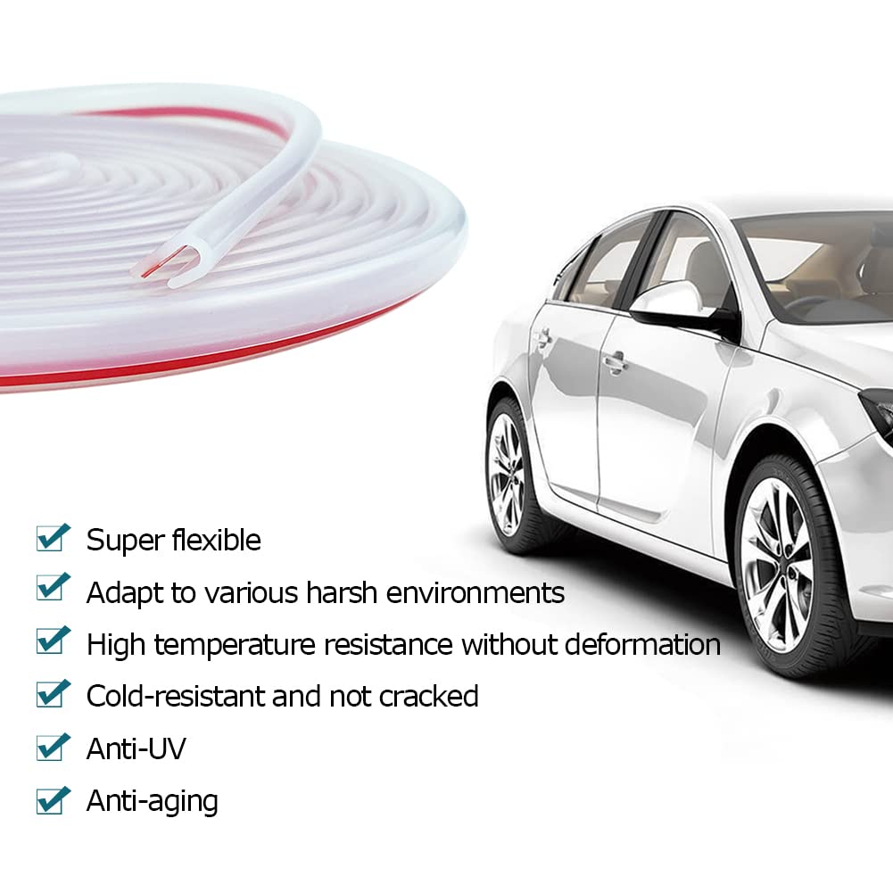 Clear Rubber Edge Trim (20 Foot)