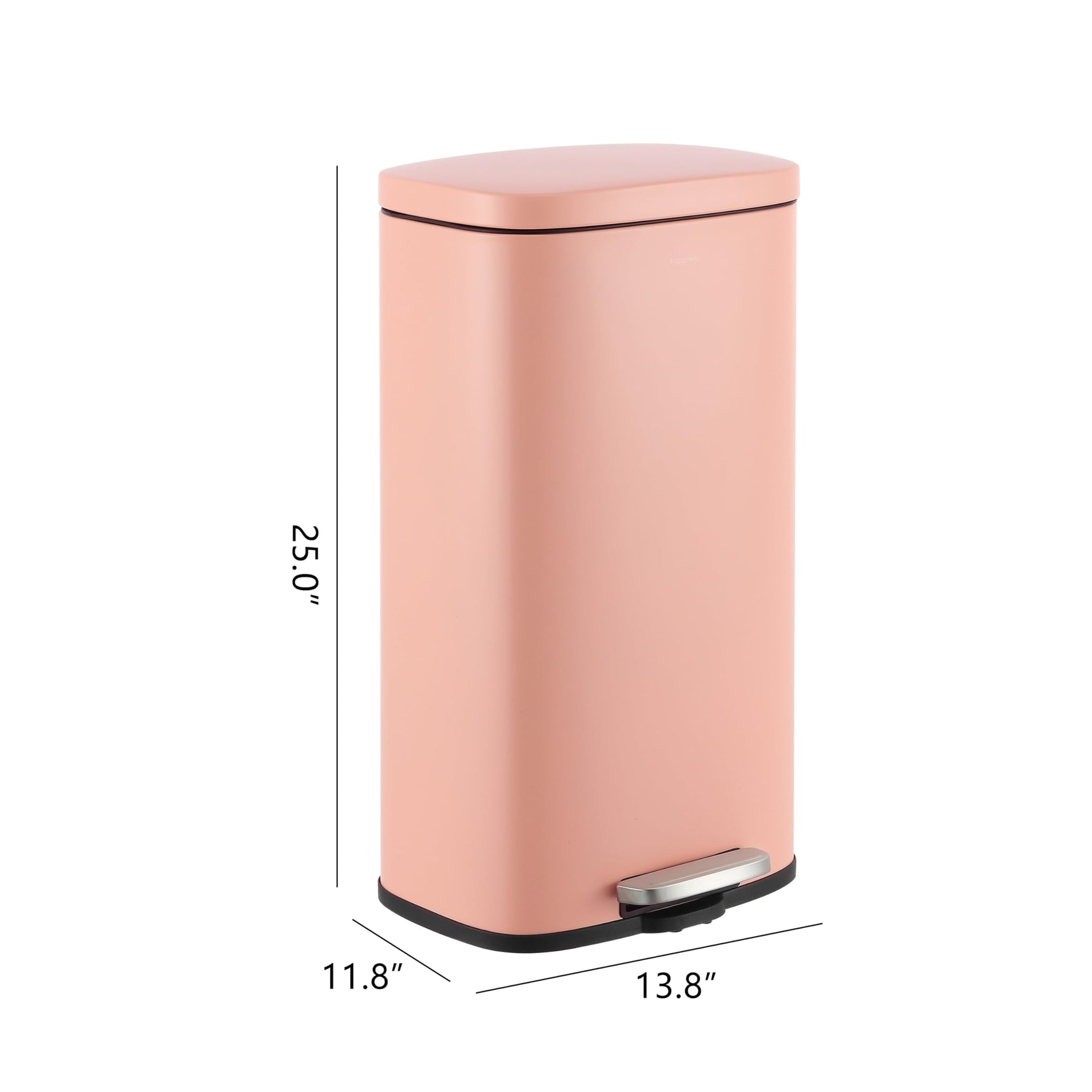 Curtis 8 Gal Step Trash Can Soft Close 25"