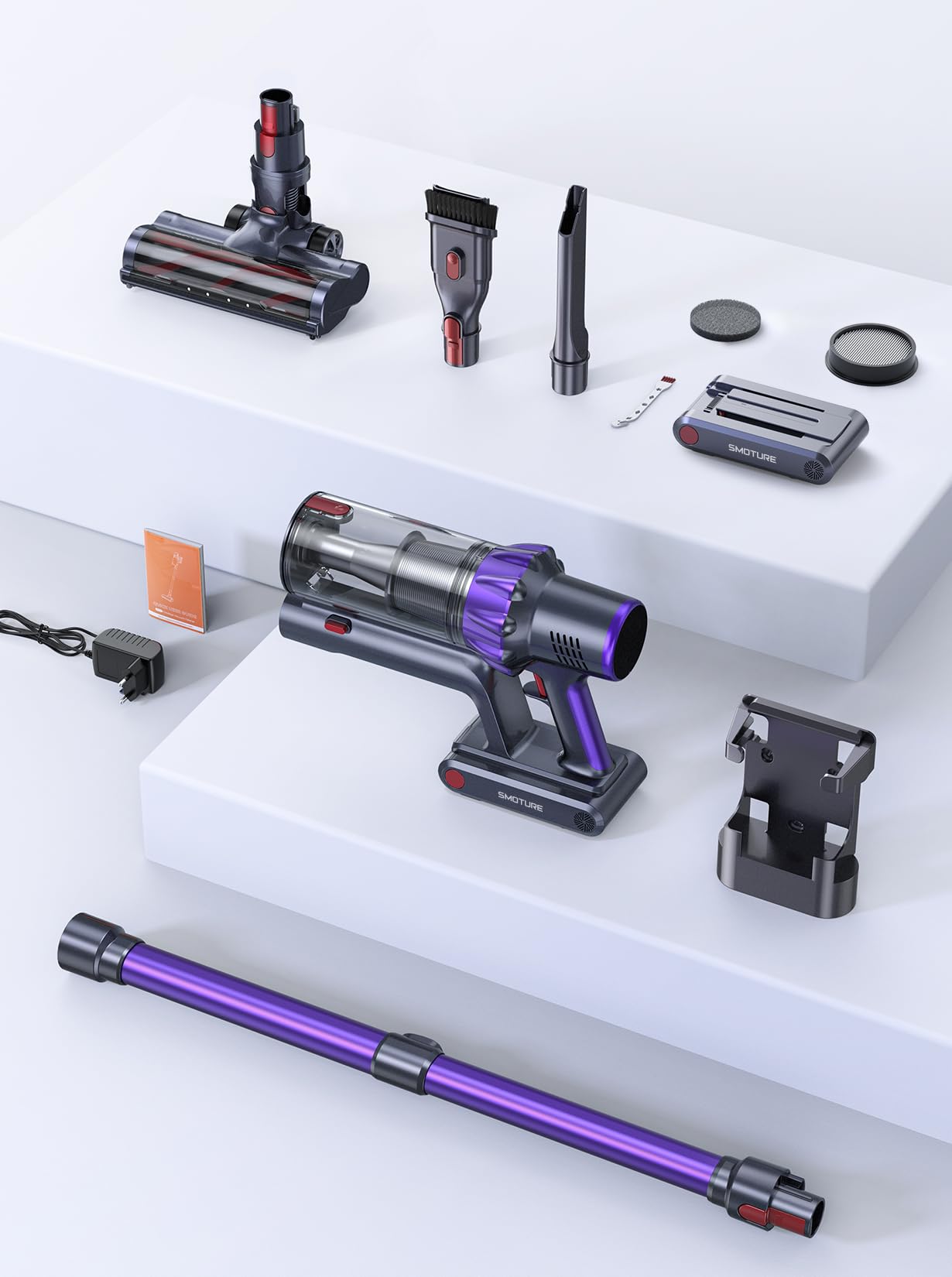 Cordless Vacuum Cleaner (2 Count)