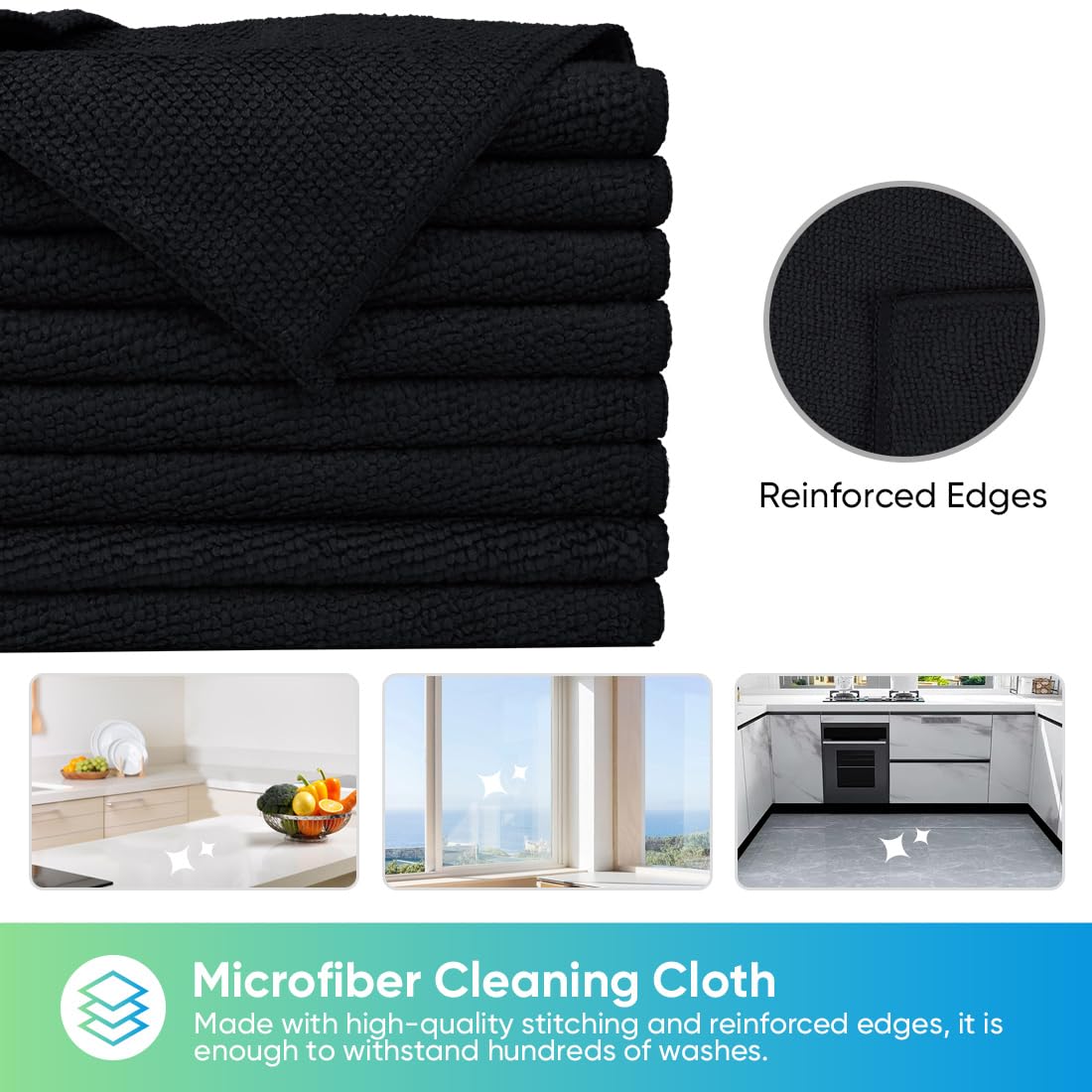 24PK Microfiber Cleaning Cloth (24 Count)