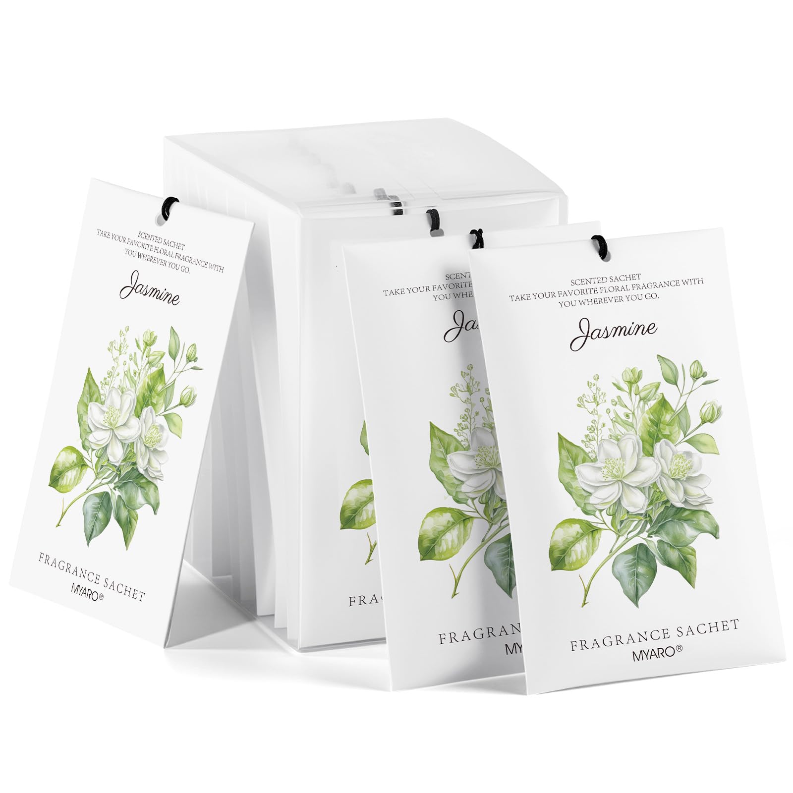 12 Pack Jasmine Scented Sachets (12 Count)