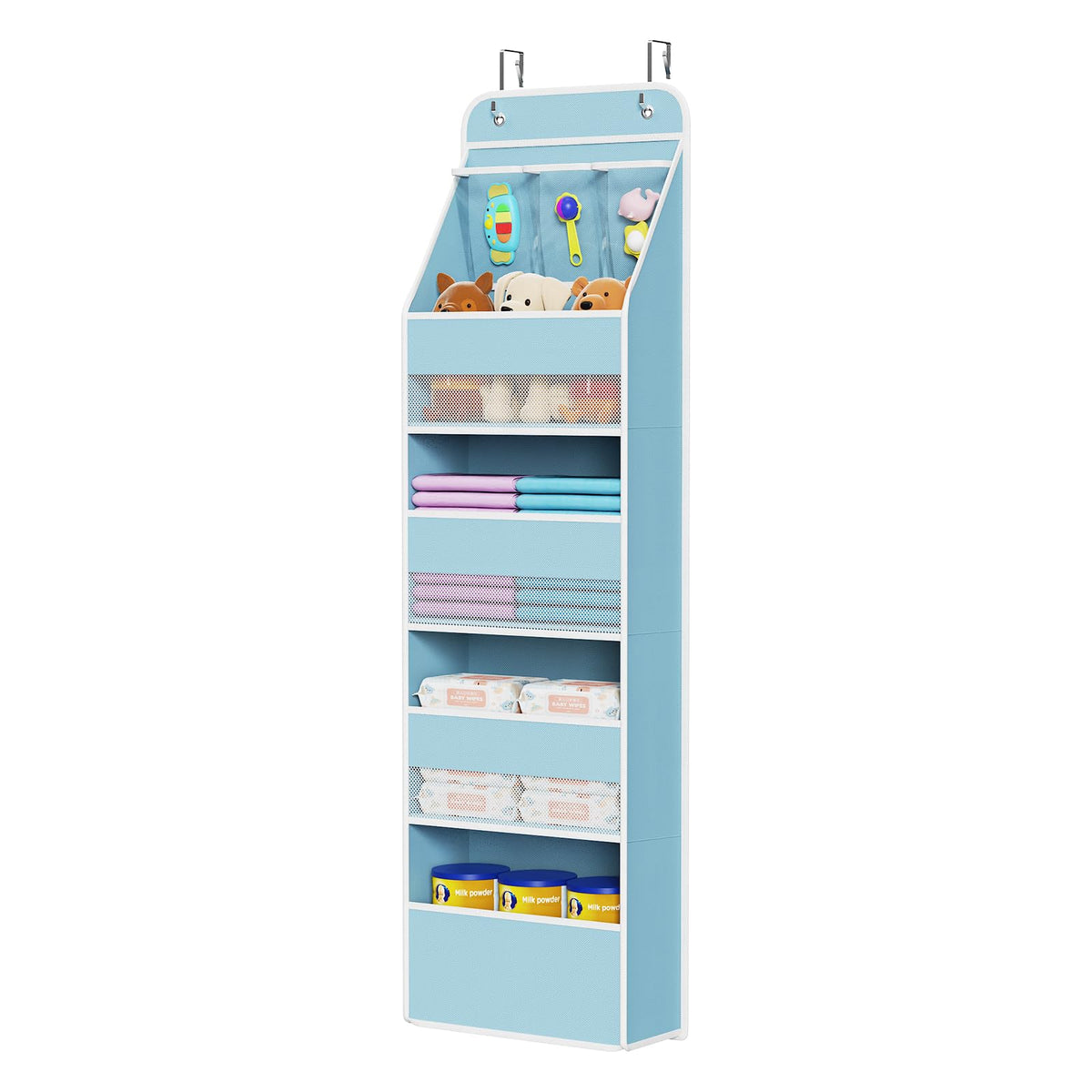 Fabric Over Door Hanging Organizer for Baby Nursery
