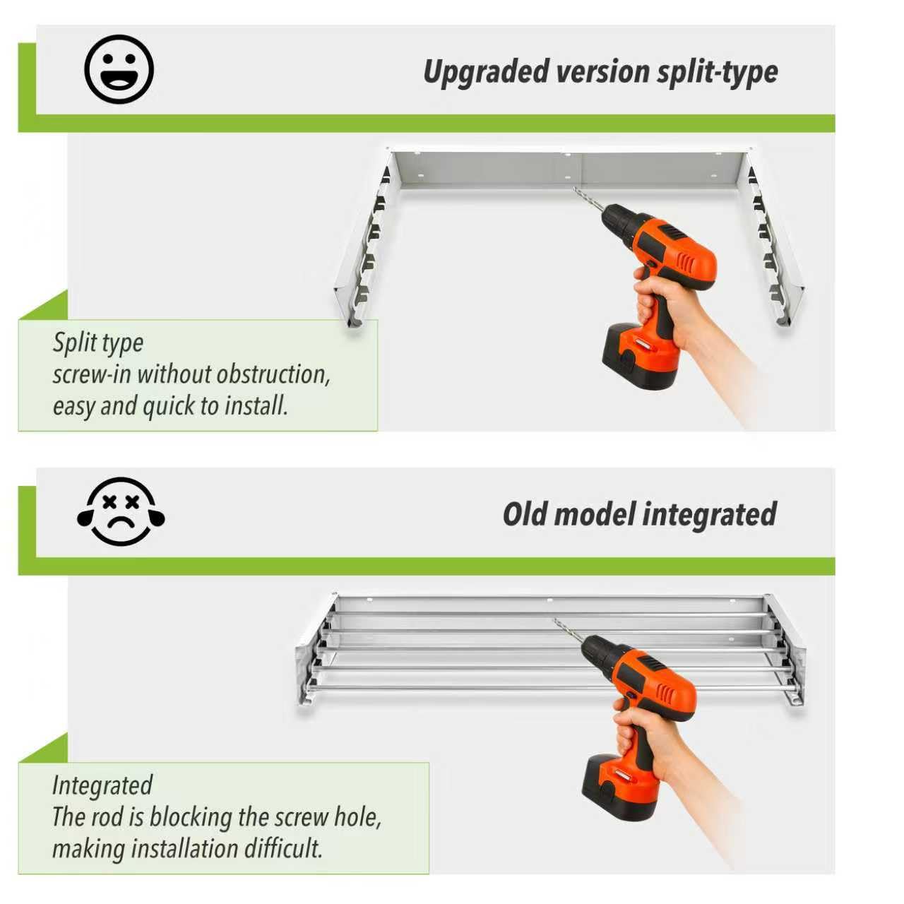 Wall Mounted Drying Rack