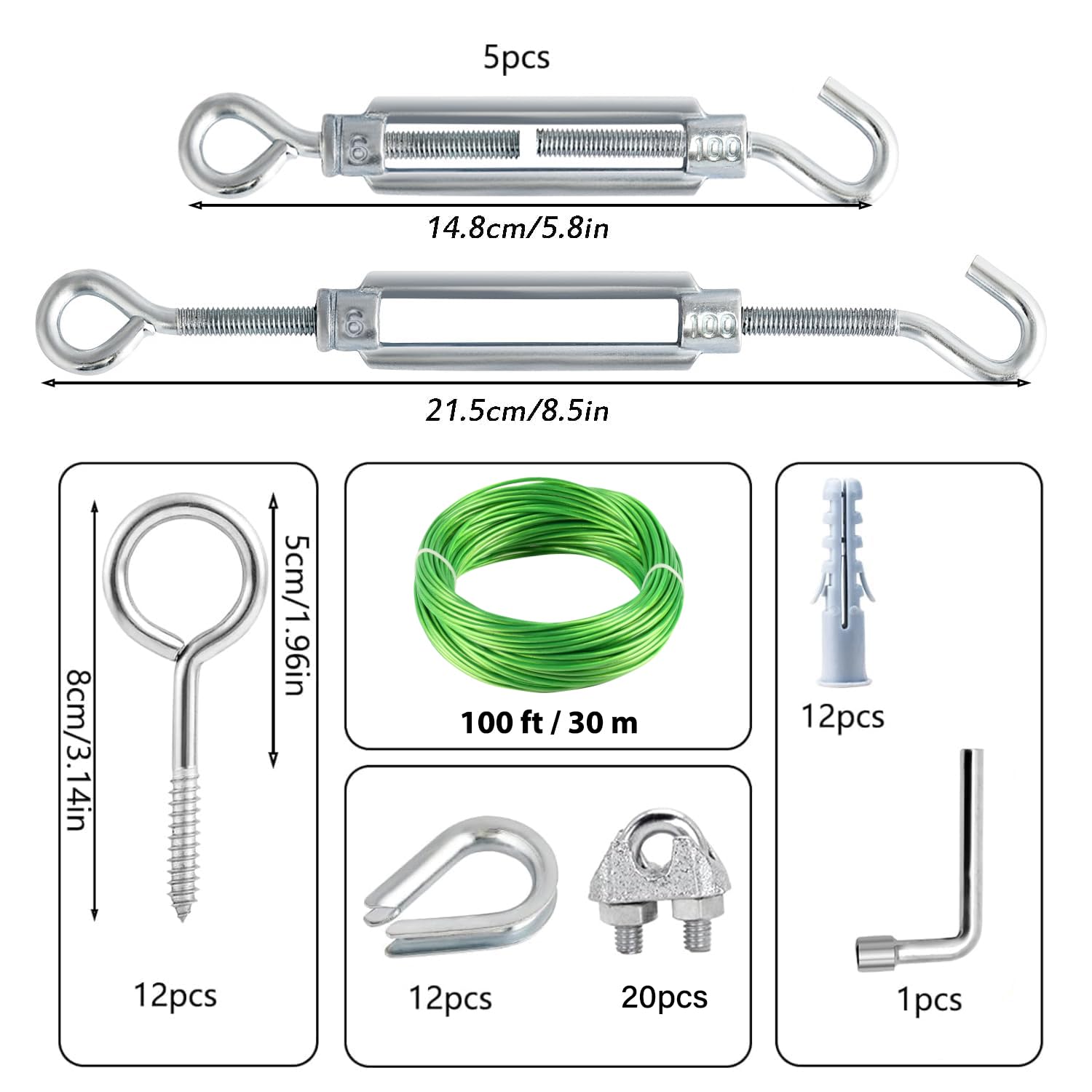 3 16" Clothes Line Outdoors (100 Foot)
