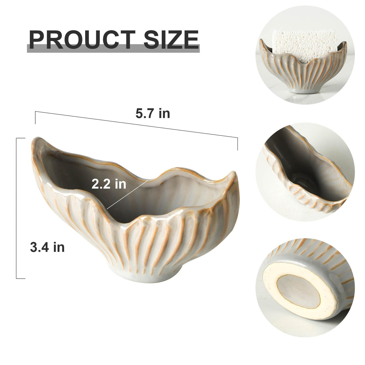 Sponge Holder for Kitchen Sink