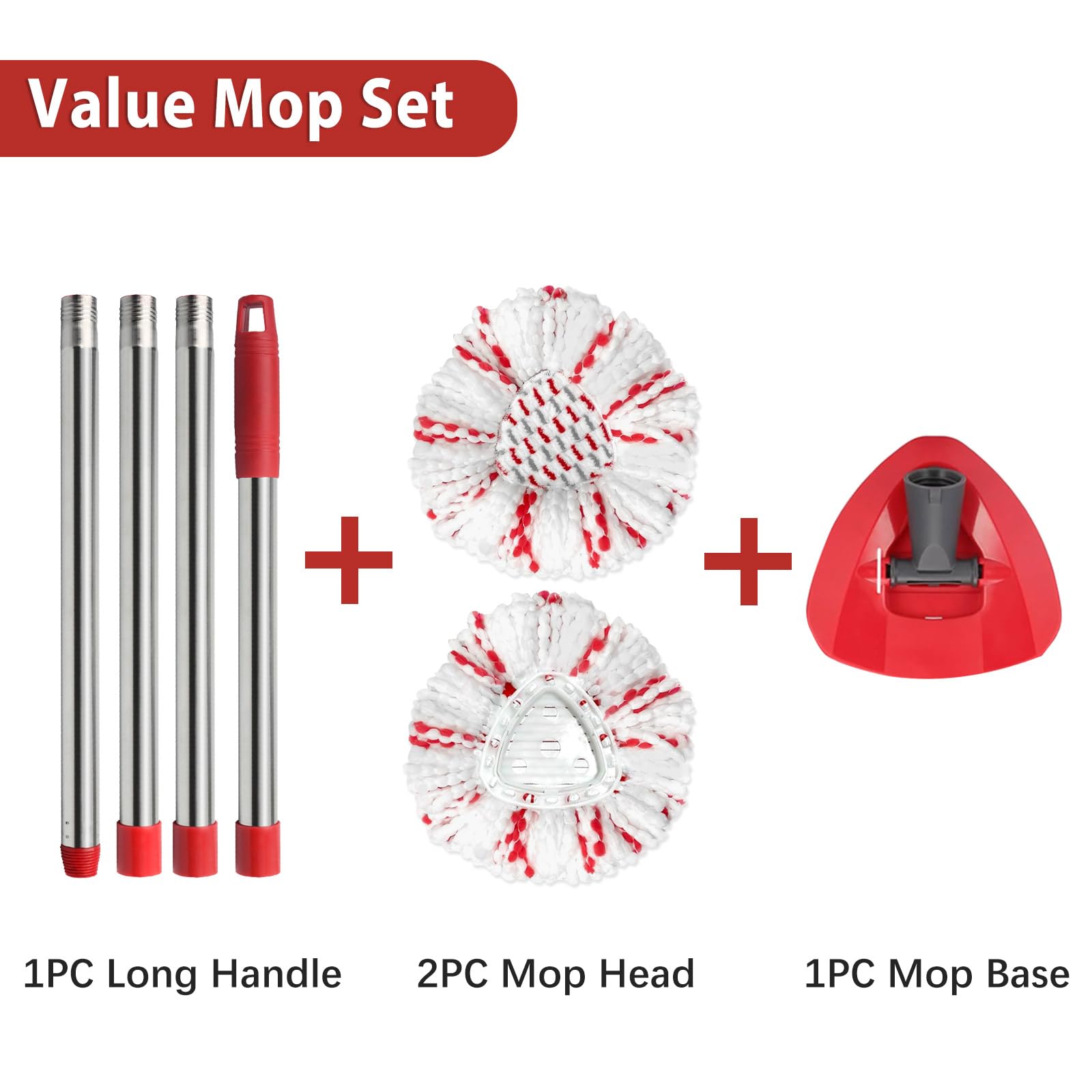 Spin Mop Replacement Head (4 Count)