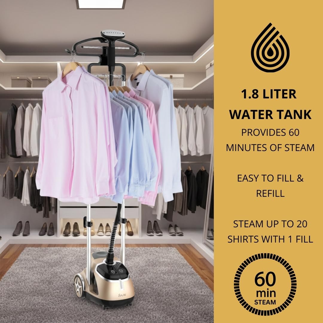 Garment Steamer with Foot Pedal Controls