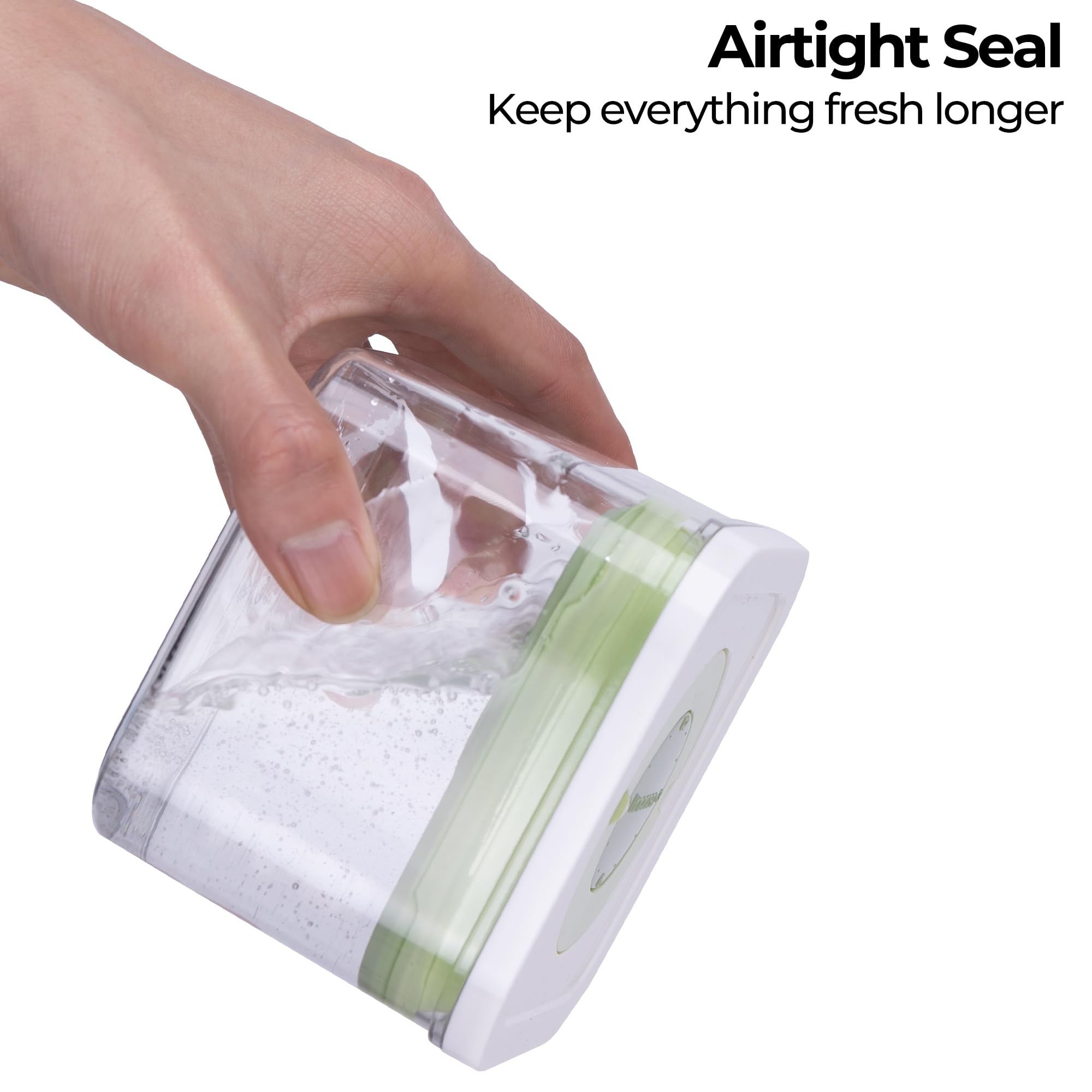Pop Airtight Food Storage Containers with Date Recording Lids (5 Count)